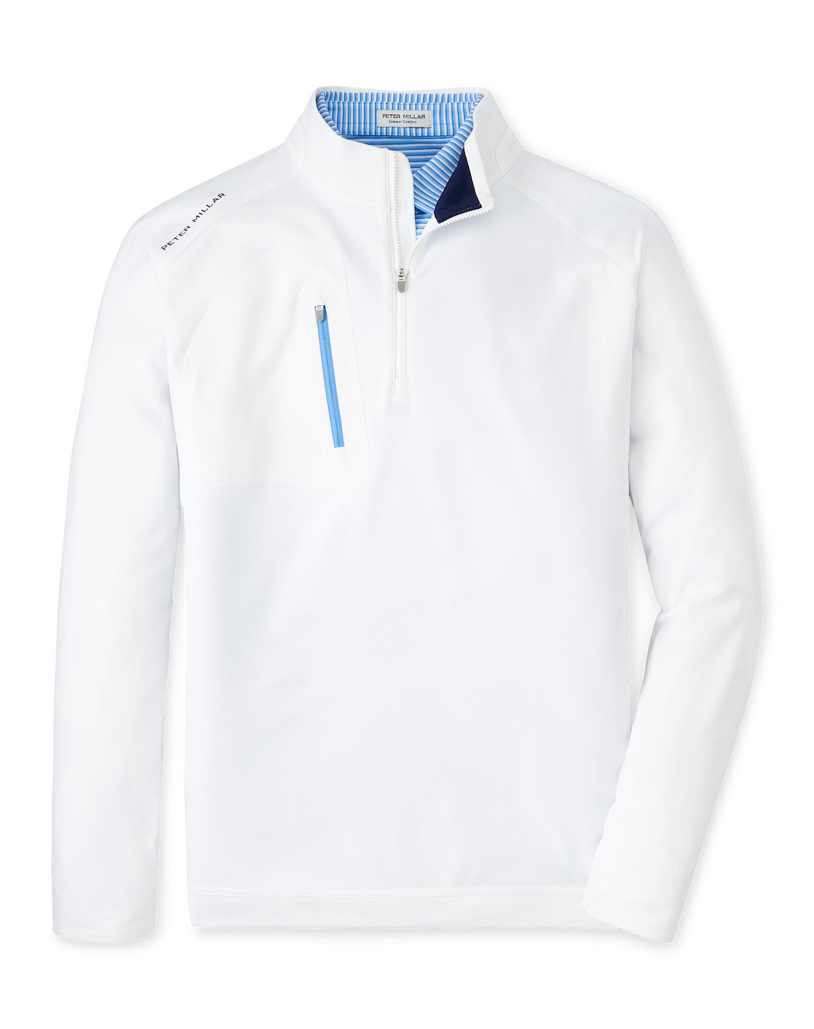 Peter Millar Verge 1/4 Zip Pullover Sweater - Lightweight Performance Golf & Casual Wear for Men | Perfect for On-Course Comfort & Everyday Layering
