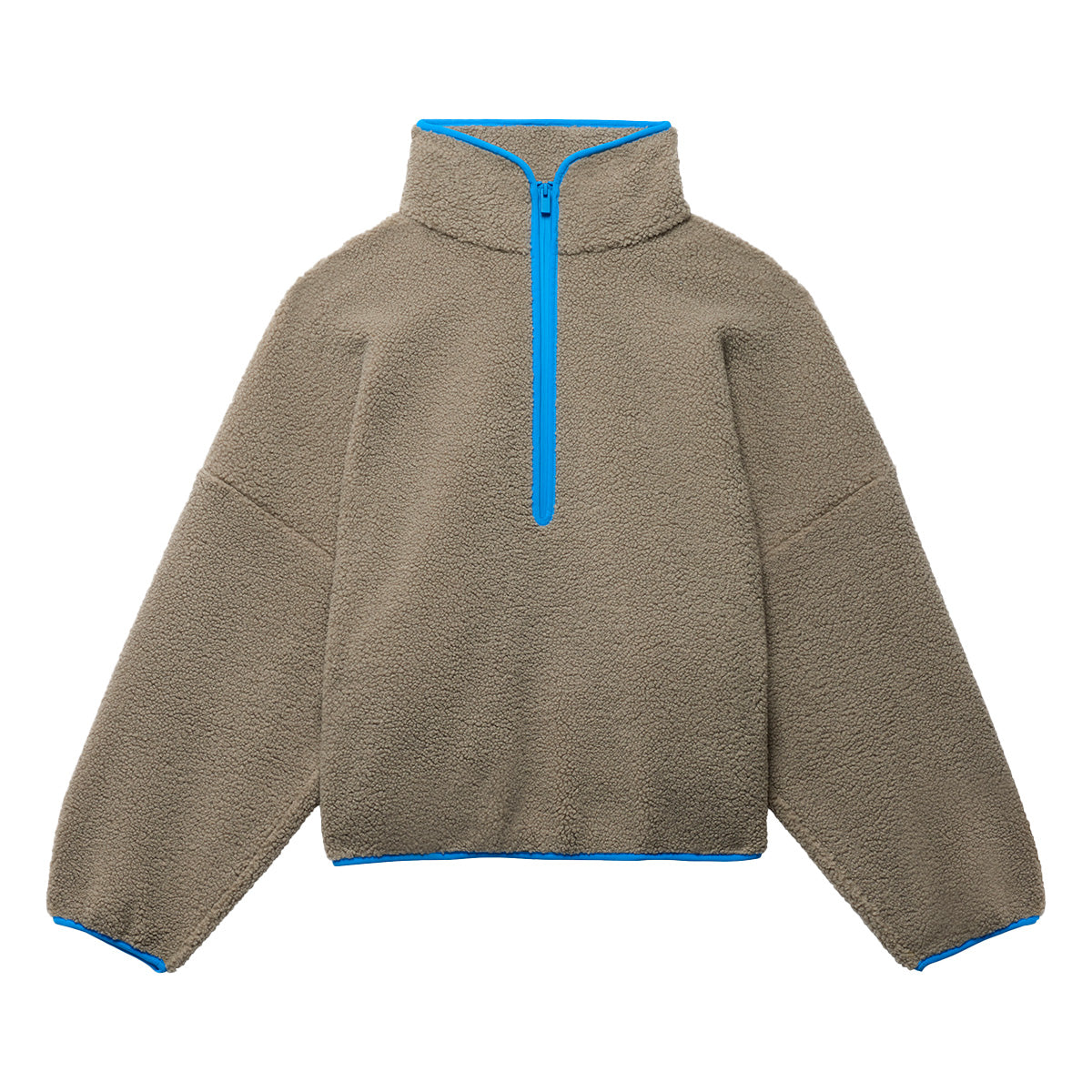 Fear of God Athletics Hike 1/2 Zip Pullover Hoodie - Clay Color | Men's Casual Streetwear for Hiking & Outdoor Activities