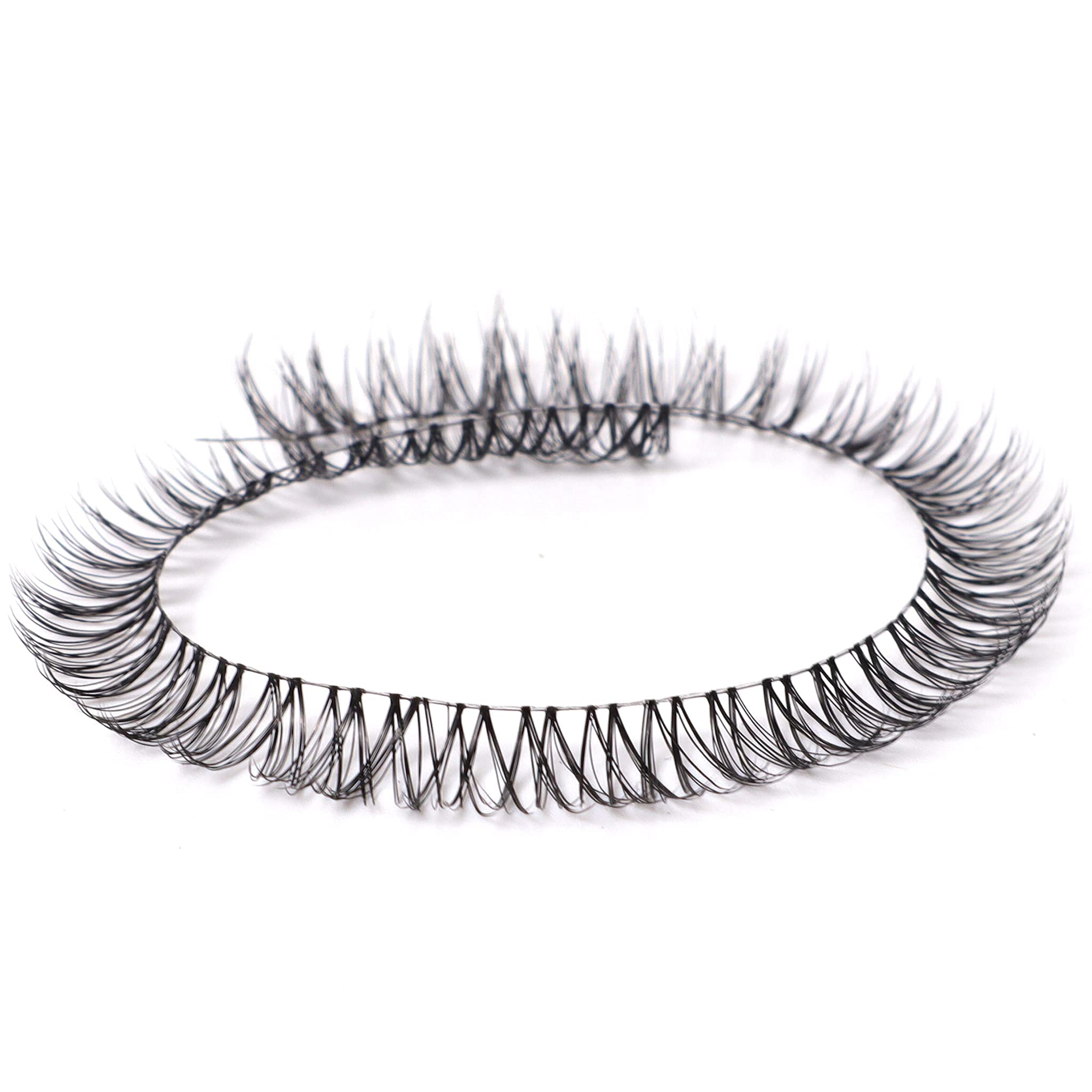 LINX DIY Cluster Eyelash Extensions - N4 C Curl 10MM False Lashes for Natural Volume | Perfect for Weddings, Parties & Everyday Glam