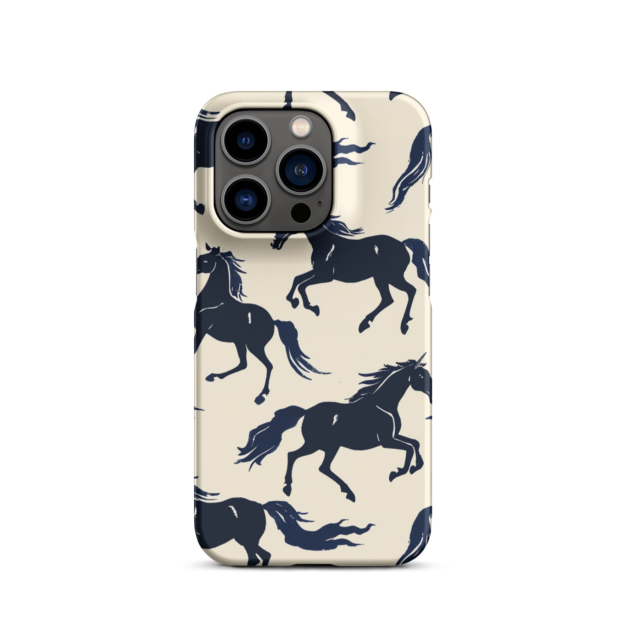 Durable Horses Design Snap Case for iPhone 14/13/12/11 Pro Max - Shockproof Protective Cover for Everyday Use, Outdoor Activities & Travel