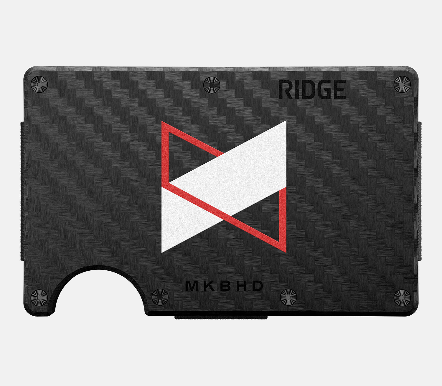 Ridge Wallet - Slim Carbon Fiber 3K RFID Blocking Minimalist Wallet for Men | MKBHD Edition | Perfect for Everyday Carry, Travel & Gifts