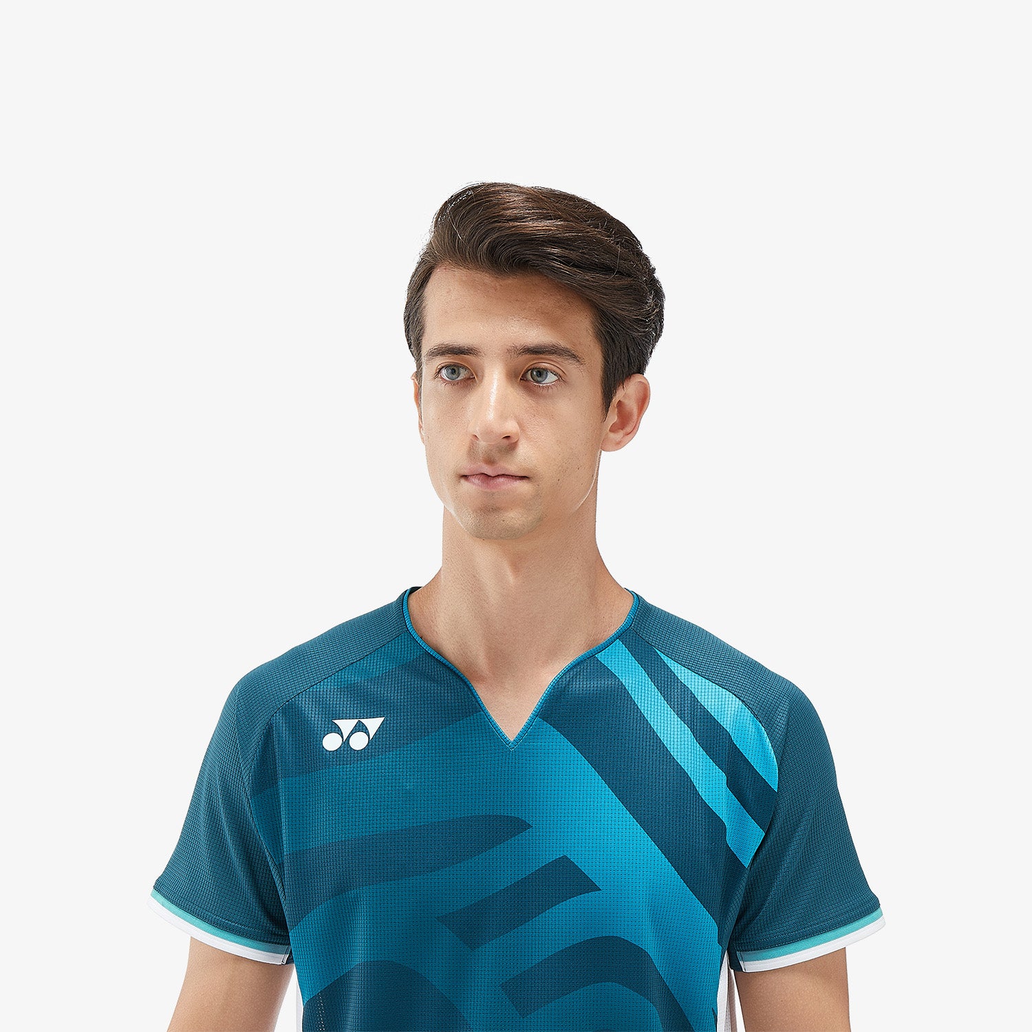 Yonex Men's Crew Neck Tournament Tennis Shirt 10566NSK (Night Sky) - Lightweight & Breathable for Competitive Play & Training