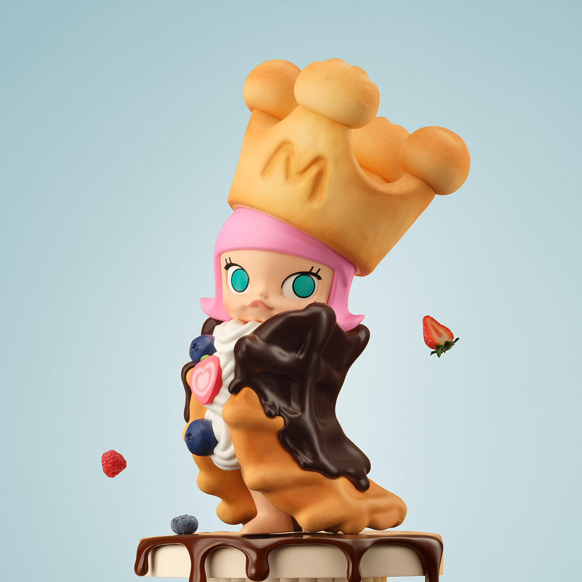 MOLLY Carb Lover Series Collectible Figures - Cute Anime Character Statues for Display, Gift & Home Decor - Perfect for Anime Fans, Office Desk & Shelf Decoration