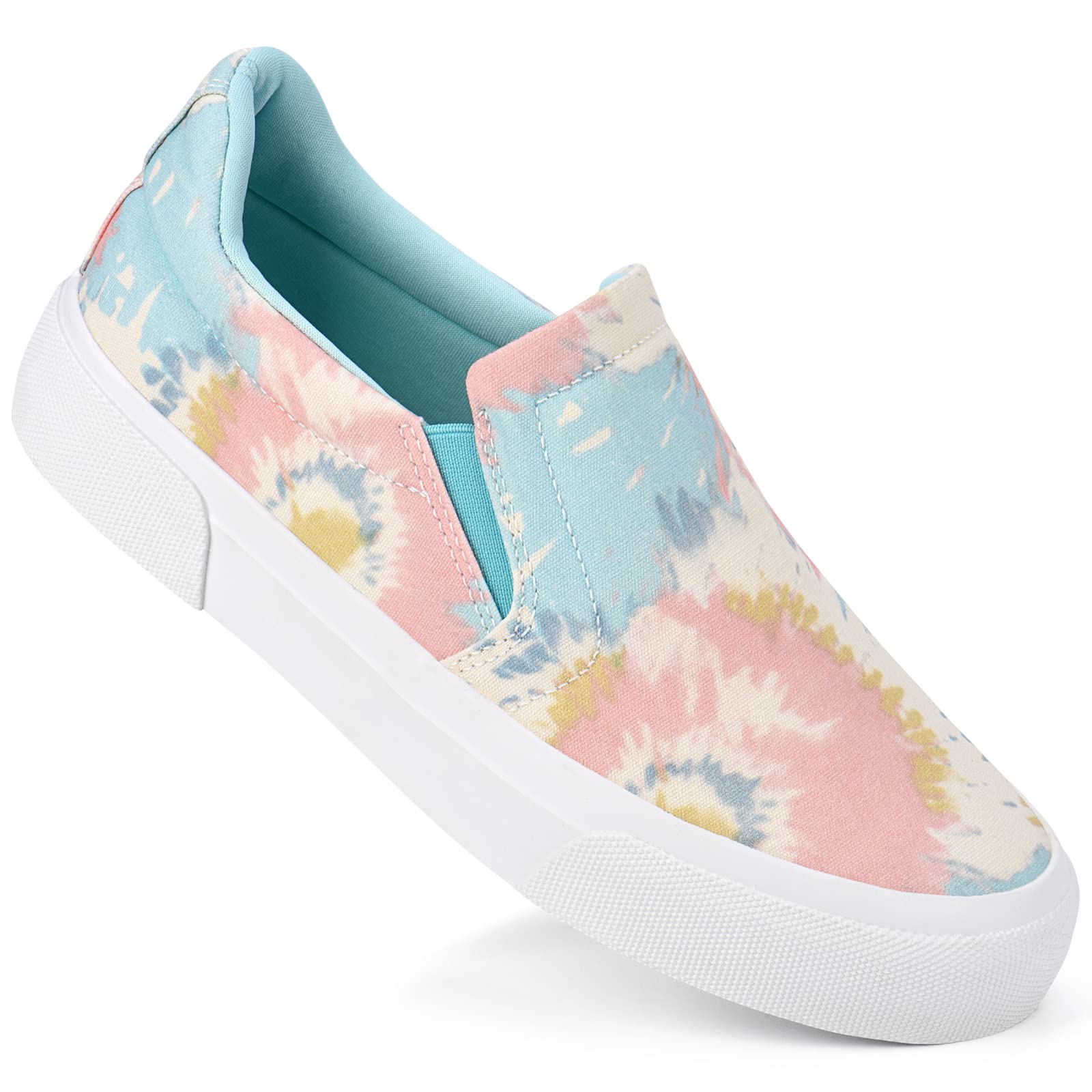 JENN ARDOR Women's Slip On Sneakers - Comfortable Walking Shoes with Memory Foam - Fashion Loafers & Casual Flats for Everyday Wear | Perfect for Work, Travel & Running Errands
