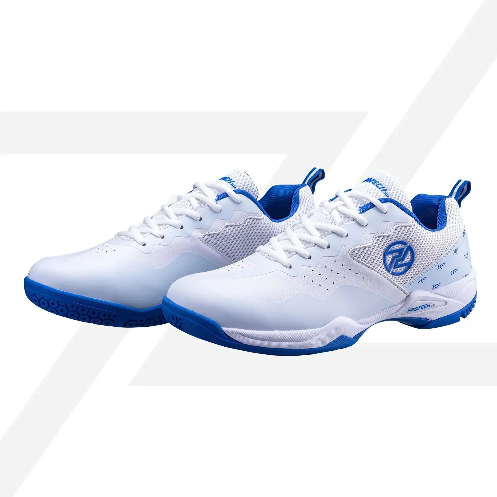 PROTECH PREDATOR 2.0 Badminton Shoes for Men & Women - Lightweight Breathable Court Shoes with Non-Slip Sole - Perfect for Indoor/Outdoor Badminton, Tennis & Squash Games