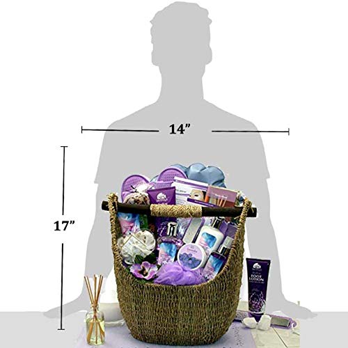 Luxury Lavender Spa Gift Set for Women - Relaxing Bath & Body Care Essentials | Perfect for Birthday, Anniversary & Mother's Day Gifts