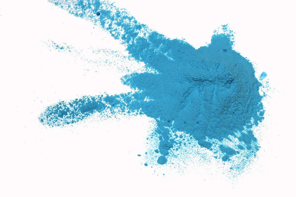 Glow in The Dark Powder - Daytime Visible Blue Pigment (8 oz) for DIY Crafts, Halloween Decor & Nighttime Safety
