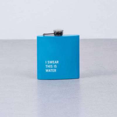 The Unforgettable Adventure with the Blue Stainless Steel Hip Flask