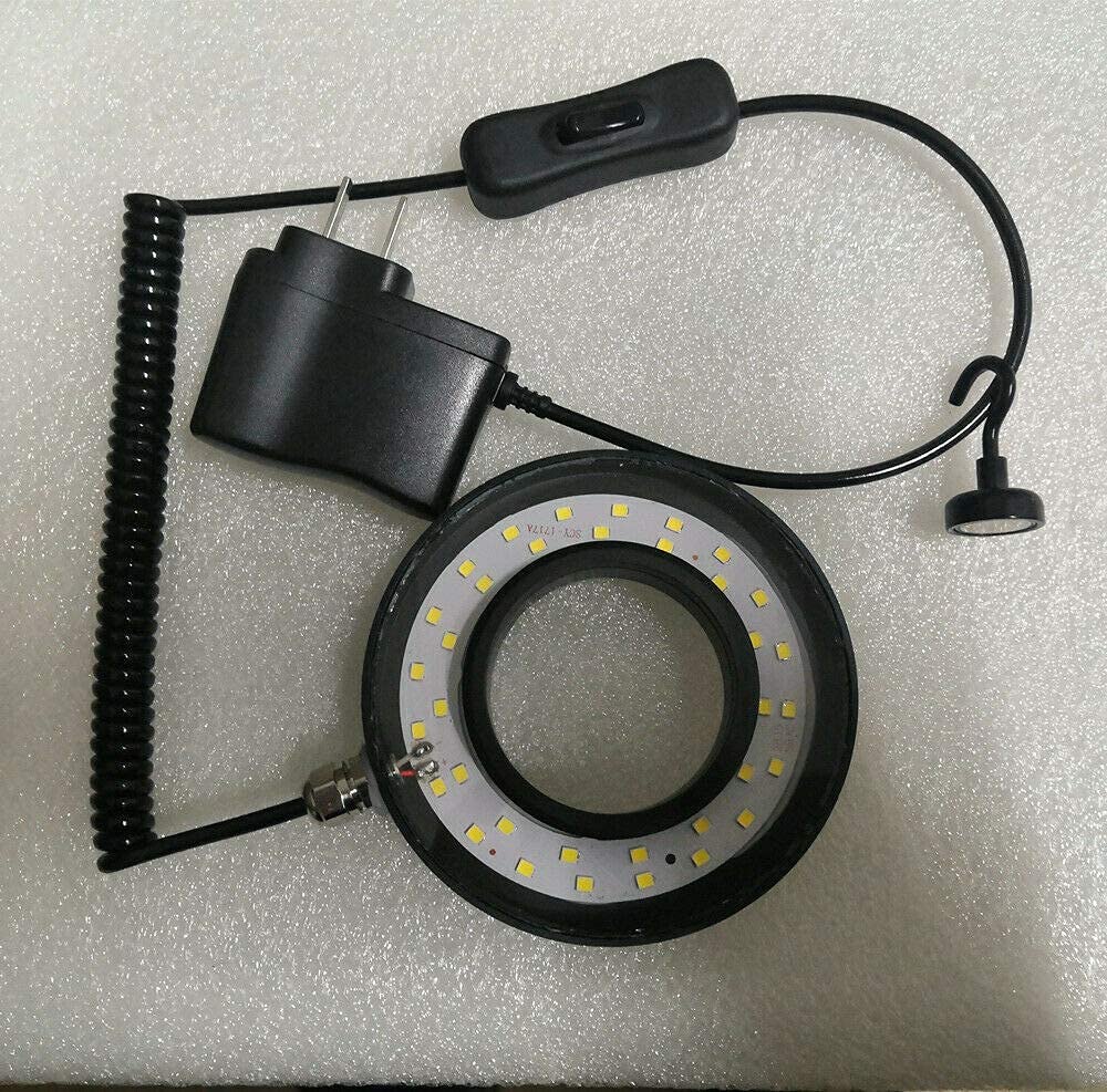 50MM LED Waterproof Milling Machine Spindle Light - Shadow-Free Magnetic Work Lamp for Vertical Lighting | Perfect for CNC, Lathe, and Workshop Applications