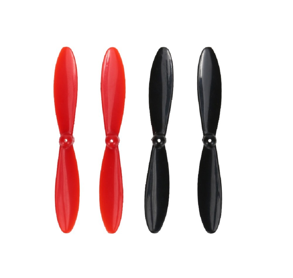 Invento 2-Pair 55mm Propeller Blades for 0720 0820 Coreless Motor - Compatible with Mini Drones, RC Aircraft, Robotic Helicopter Toys - Perfect for DIY Drone Repair and RC Hobby Projects