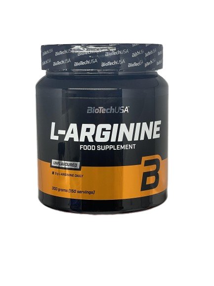 BioTechUSA L-Arginine 300g Powder - Premium Amino Acid Supplement for Muscle Growth, Workout Recovery & Heart Health - Ideal for Athletes, Bodybuilders & Fitness Enthusiasts