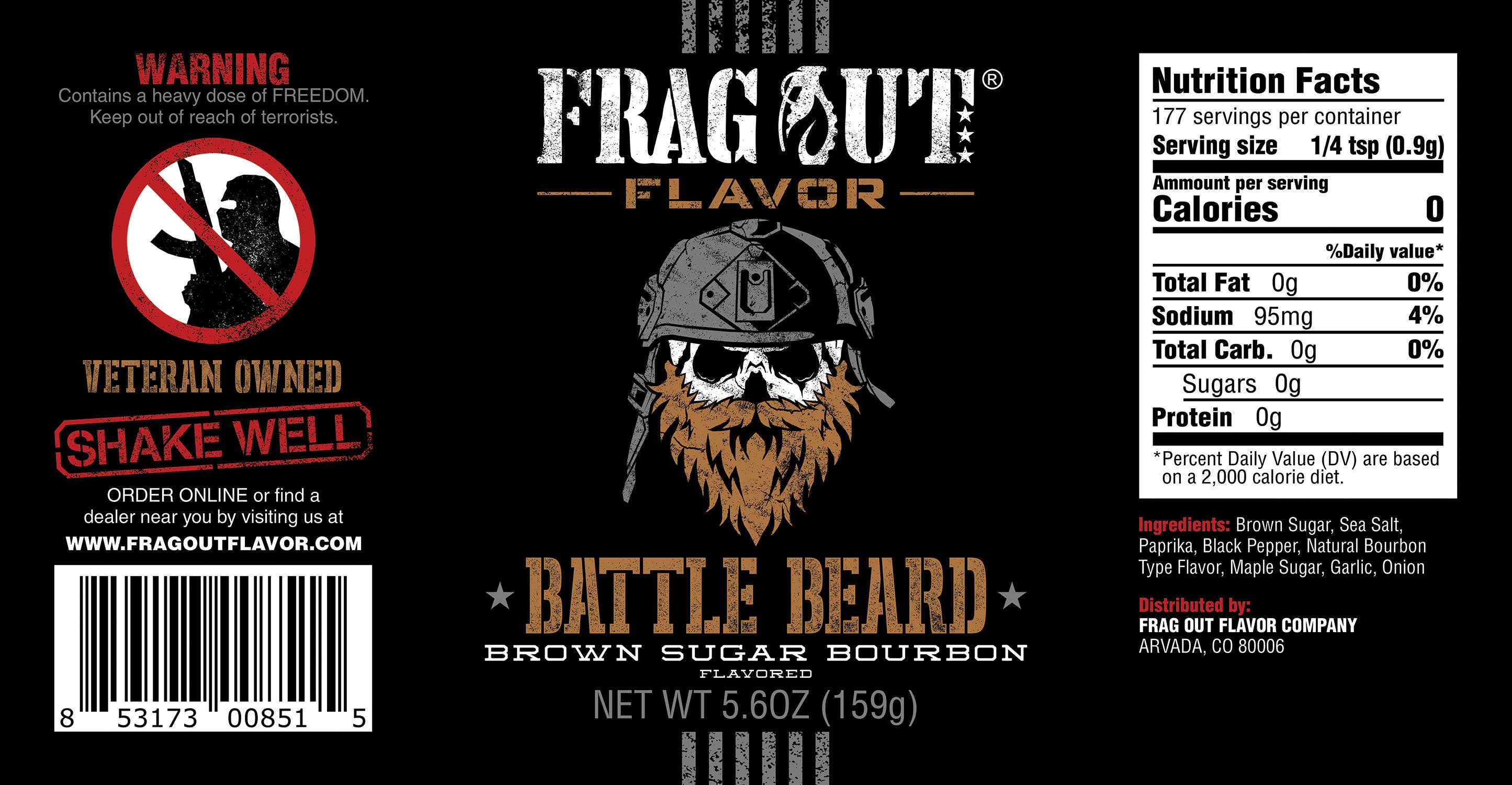 8oz Battle Beard Brown Sugar Bourbon Beard Oil - Natural Conditioning & Styling for Men - Perfect for Daily Grooming & Beard Care Routine