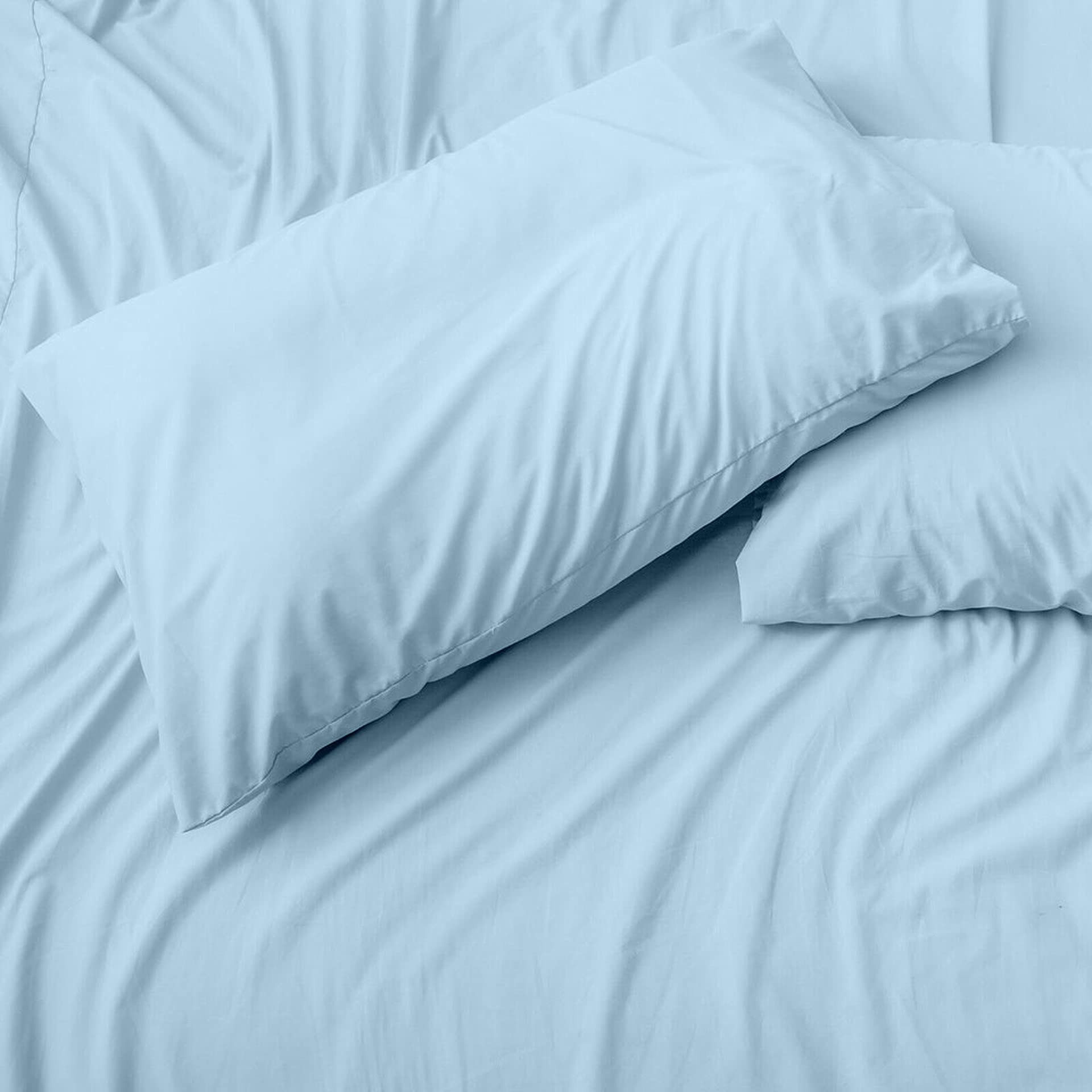Split King Sheet Set for Adjustable Bed - 100% Egyptian Cotton 1000-Thread-Count Sateen Weave - 5PC Set with 2 Fitted Sheets & 25