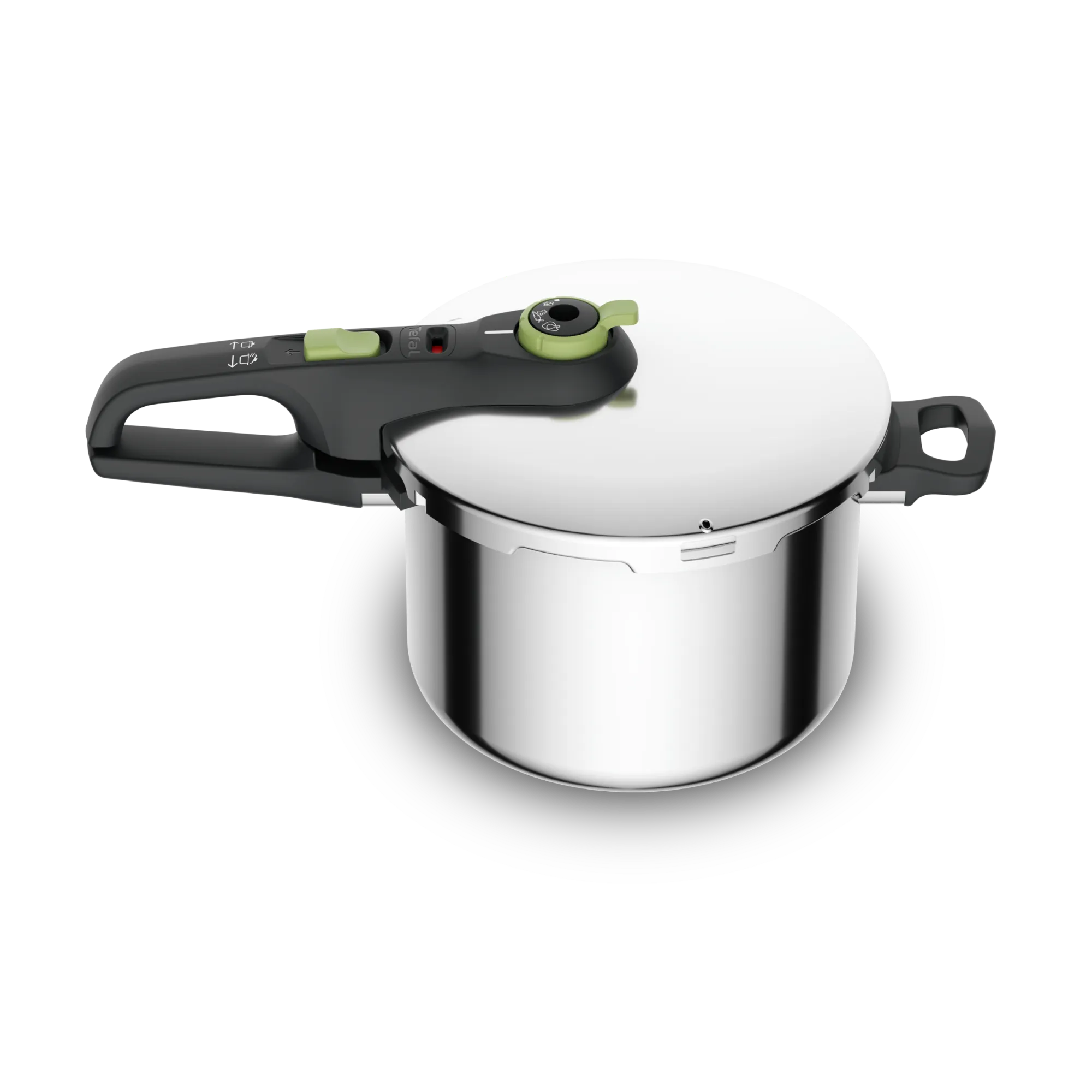 Tefal Secure Trendy 6L Stainless Steel Induction Pressure Cooker - Fast & Safe Cooking for Soups, Stews & Meals | Perfect for Home Chefs & Busy Families