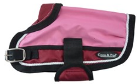 Waterproof Dog Coat for Small & Medium Dogs - Lightweight & Reflective, Red & Pink Colors - Perfect for Rainy Days & Outdoor Adventures
