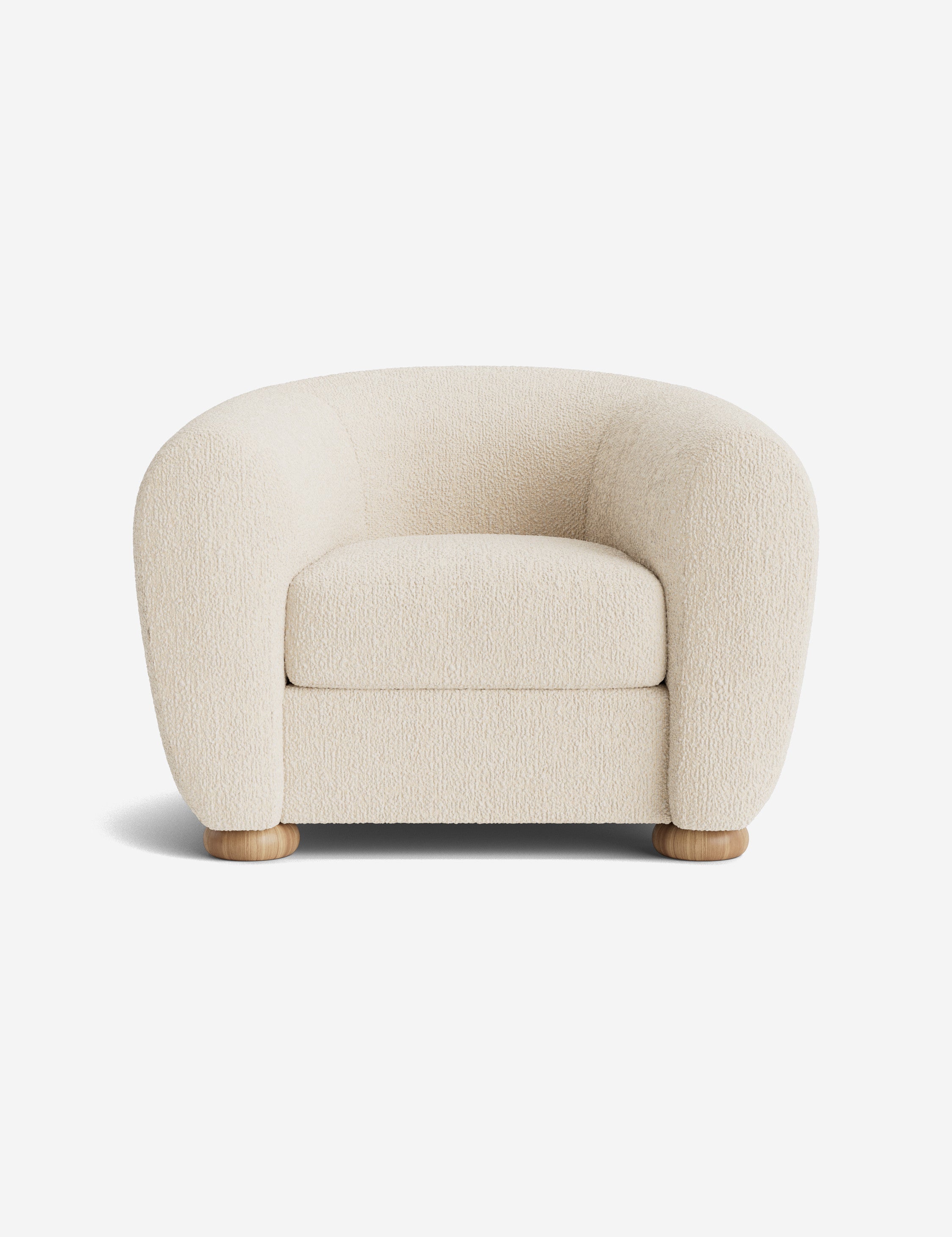Amaroso Accent Chair - Modern Upholstered Lounge Chair with Wooden Legs for Living Room, Bedroom & Office - Perfect for Reading, Relaxing & Home Decor