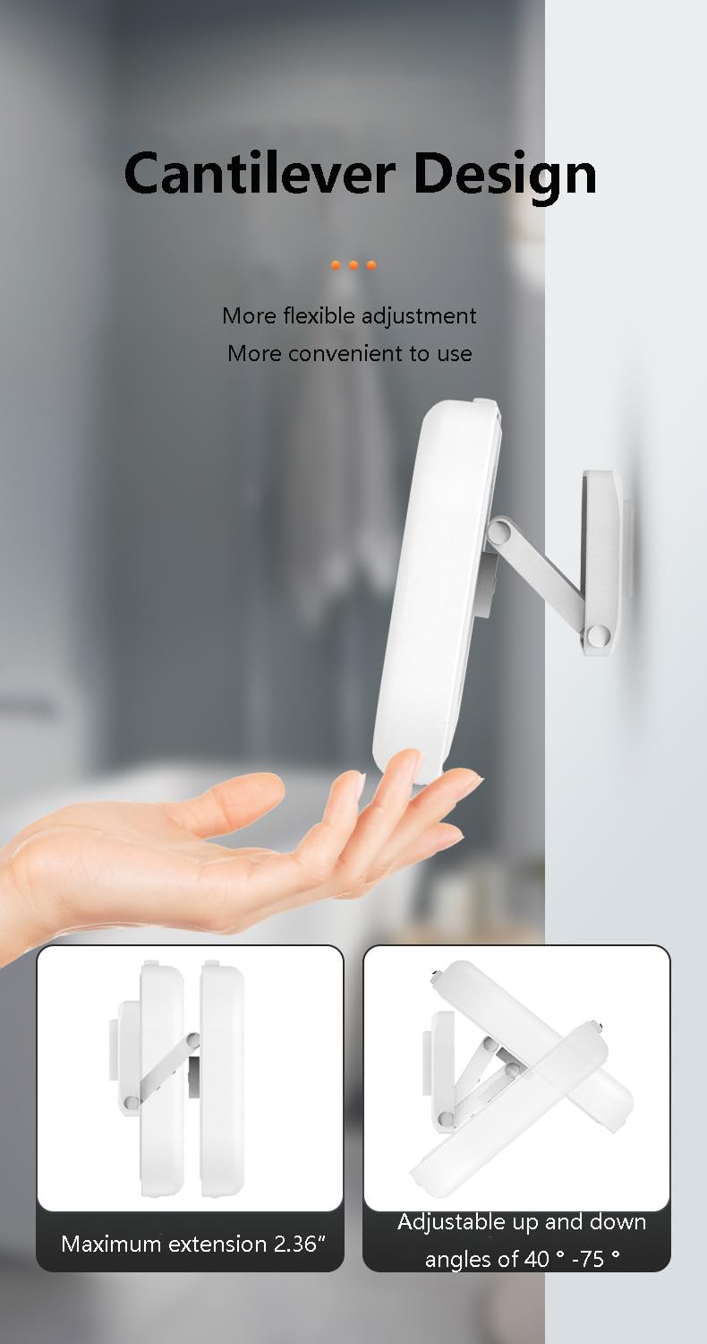 Waterproof Shower Phone Holder - 360° Adjustable Bathroom Wall Mount Stand with Anti-Fog Case, Fits Phones Under 7 Inches (Golden Green) - Perfect for Watching Videos, Listening to Music & Hands-Free Calling in Shower or Bath