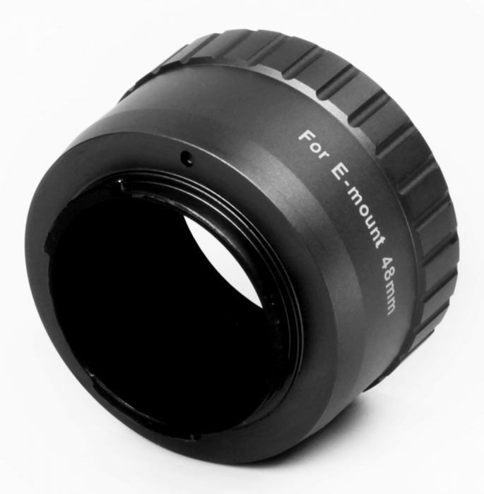48mm T-Mount Adapter for Sony E-Mount Cameras - Compatible with Lenses & Filters for Photography & Videography