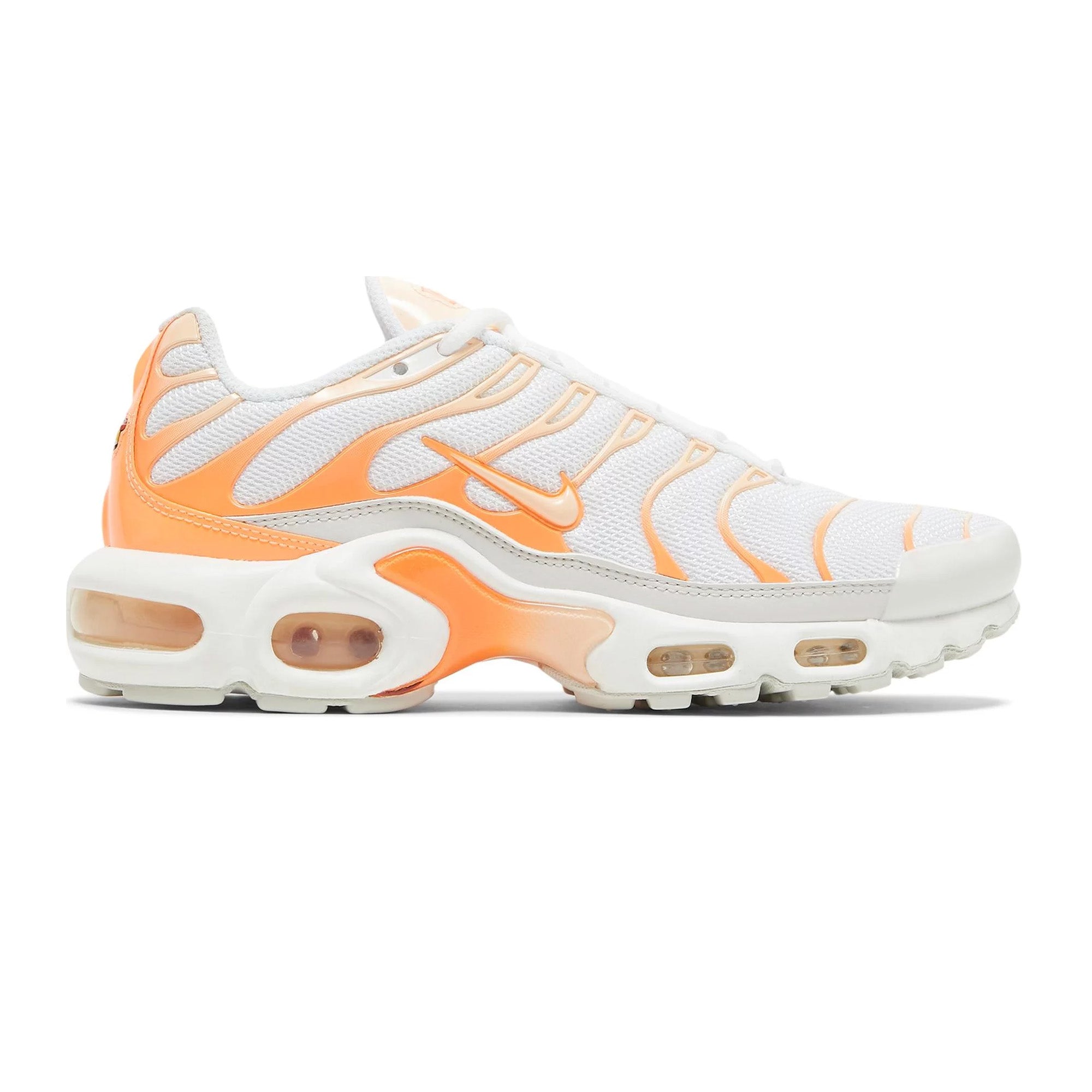 Nike Air Max TN Plus 'White Orange' Women's Running Shoes - Lightweight Cushioned Sneakers for Jogging, Gym & Casual Wear