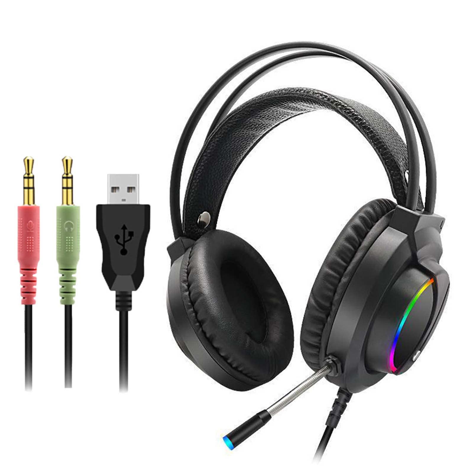 TP7 Gaming Headset with Microphone - 3.5mm Over-Ear Stereo Headphones for Nintendo Switch - Perfect for Online Gaming, Streaming & Esports