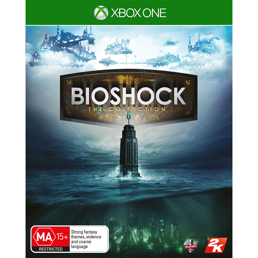 BioShock: The Collection - 2 Disc Xbox One Game | Remastered Trilogy Bundle for Action-Adventure Fans | Perfect for Gaming Nights & Collector's Editions