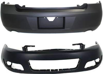 Garage-Pro Front and Rear Bumper Cover Set of 2 for 2006-2013 & 2014-2016 Chevrolet Impala Limited - Primed Replacement Parts - Perfect for Car Repair and Collision Protection
