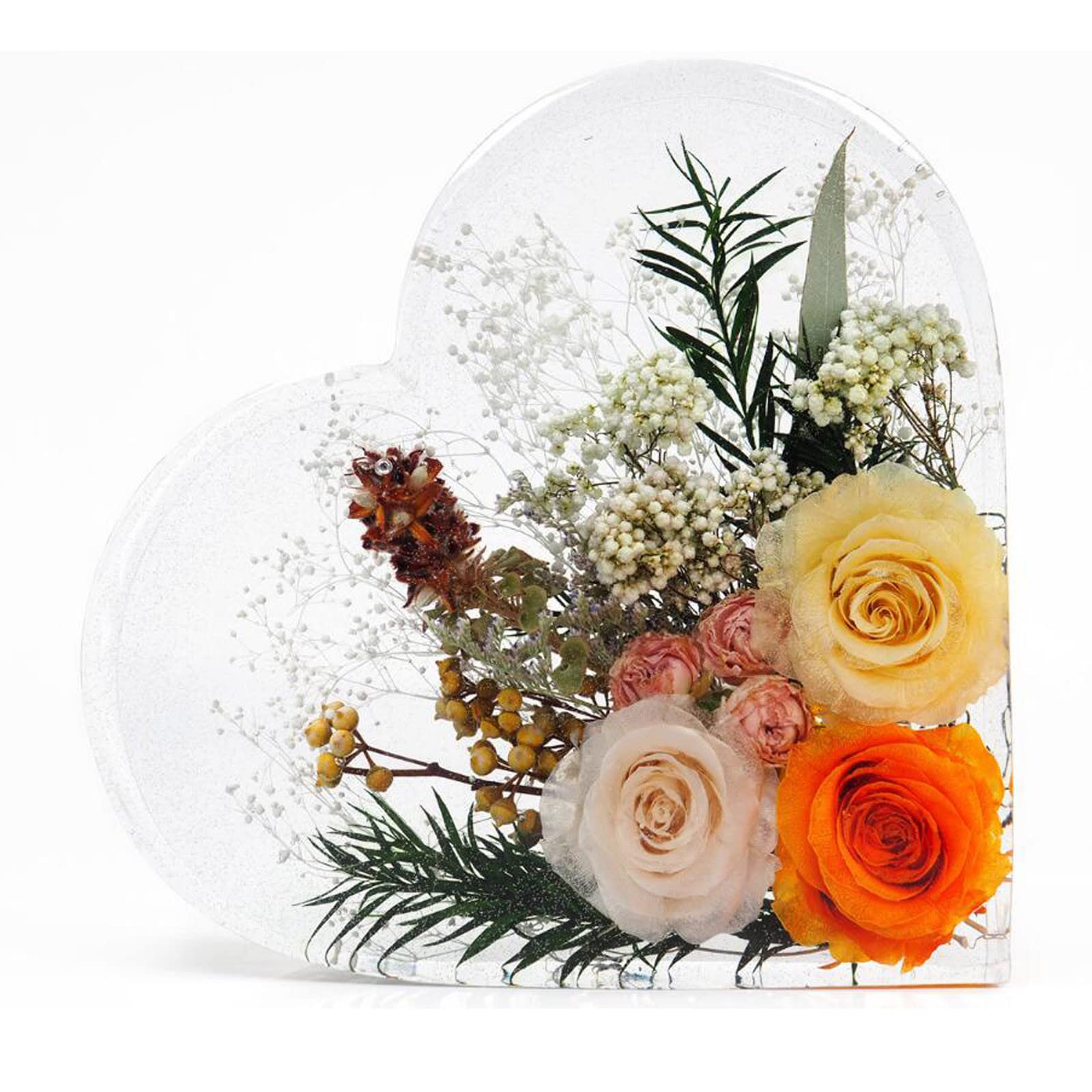 Large Heart Hexagon Resin Silicone Molds for DIY Epoxy Resin Casting, Flower Preservation, and Resin Art – Perfect for Home Decor, Wedding Favors, and Craft Projects (A-Heart)