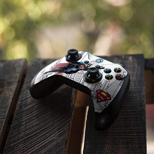 Officially Licensed Warner Bros Flying Superman Skin Decal for Xbox One X Controller - Custom Gaming Protection & Style - Perfect for Gaming Enthusiasts & Collectors