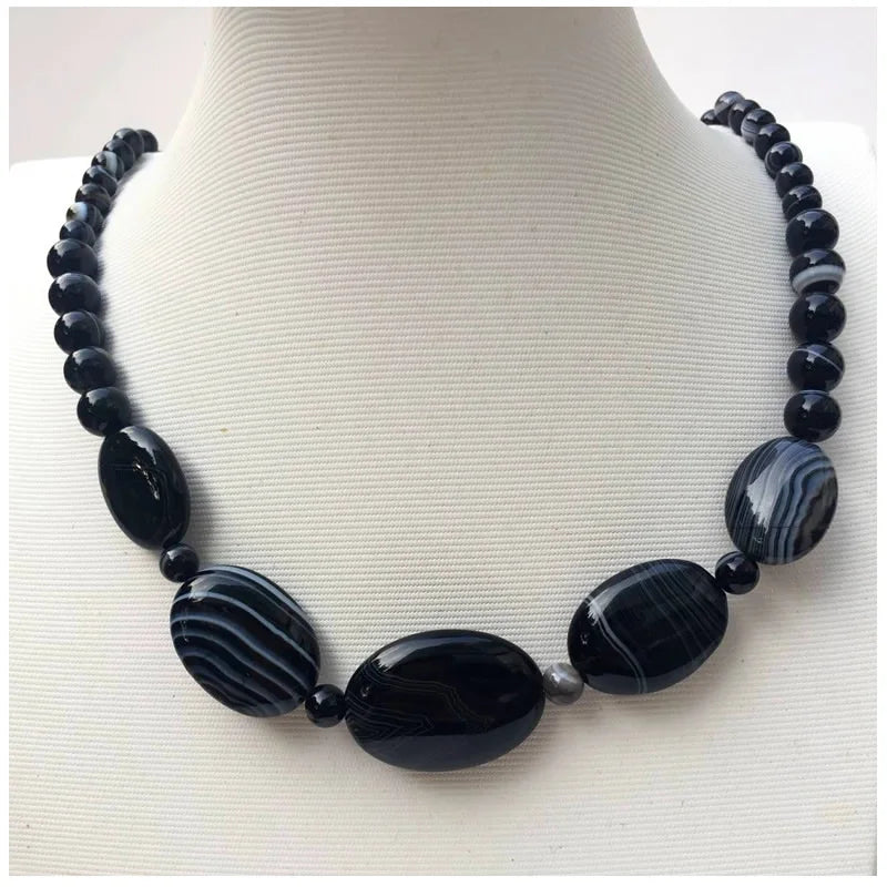 Ebon Soul Necklace - Gothic Black Crystal Pendant for Women | Elegant Gothic Jewelry for Parties, Weddings & Everyday Wear