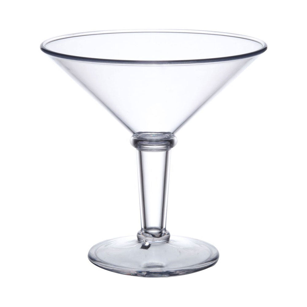 GET Melamine SW 1419 1 CL SAN Plastic Super Martini Glass - 48 oz. Shatterproof Barware for Cocktails, Parties & Outdoor Entertaining