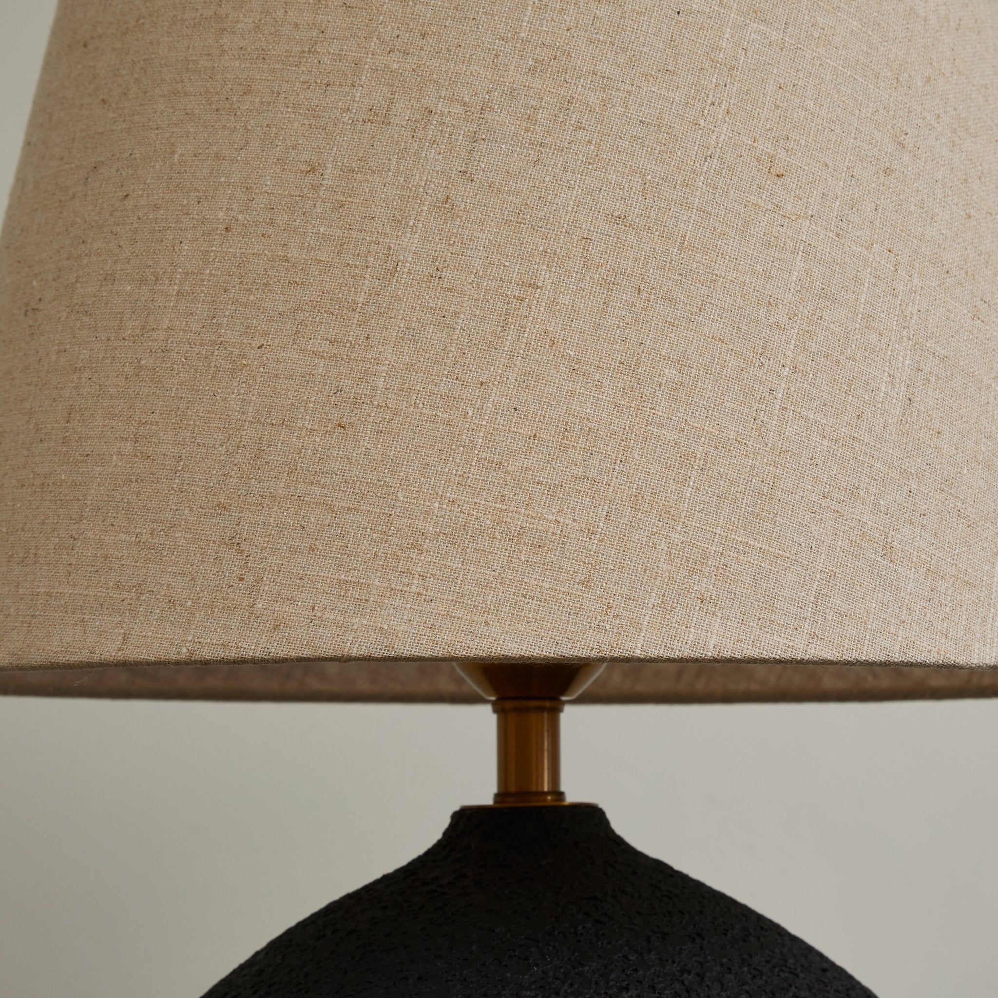 Terra Noir Textured Table Lamp - Modern Decorative Lighting for Living Room, Bedroom & Office - Perfect for Home Decor & Ambience