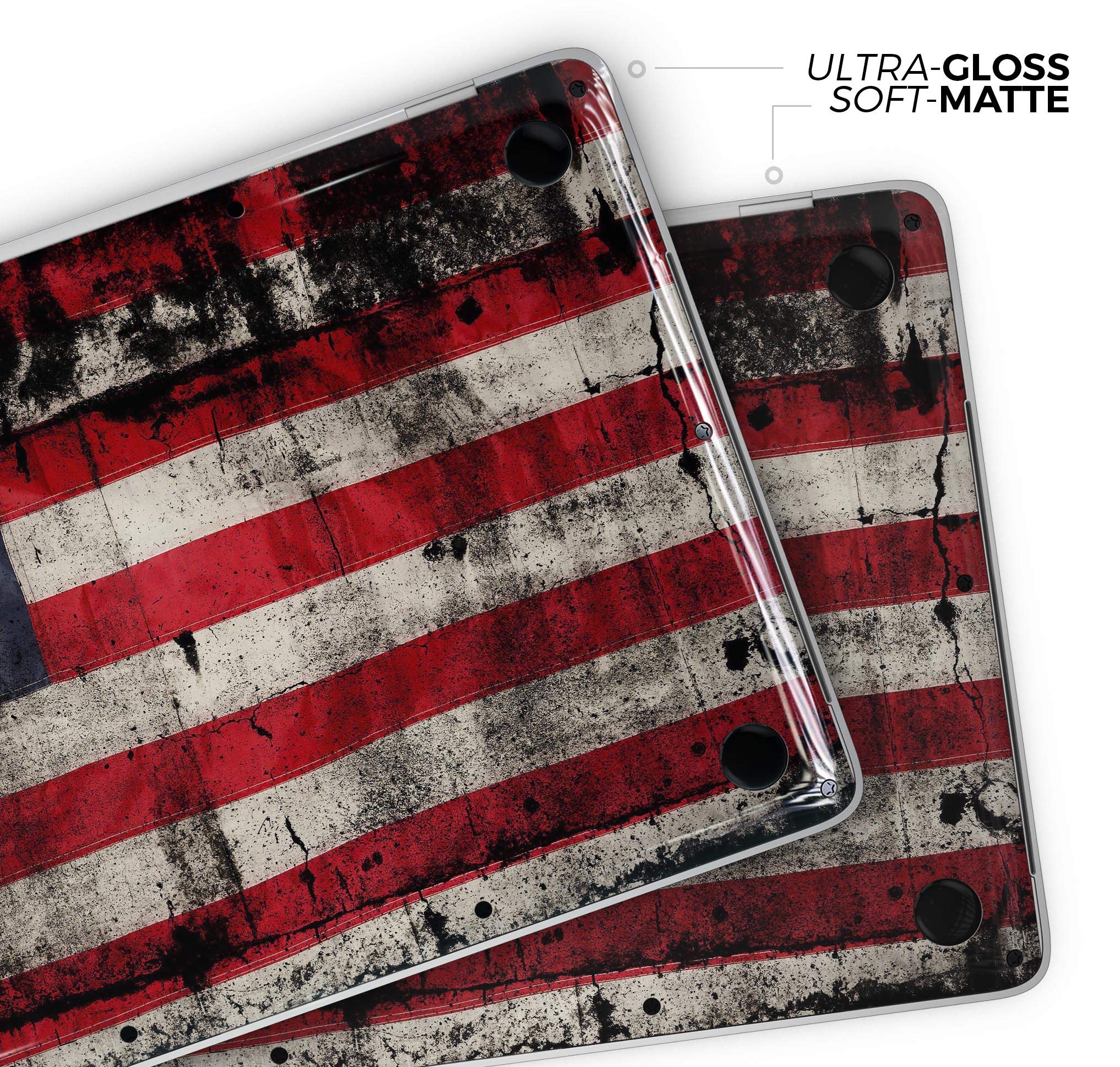 Premium American Distressed Flag Skin for MacBook Air 13