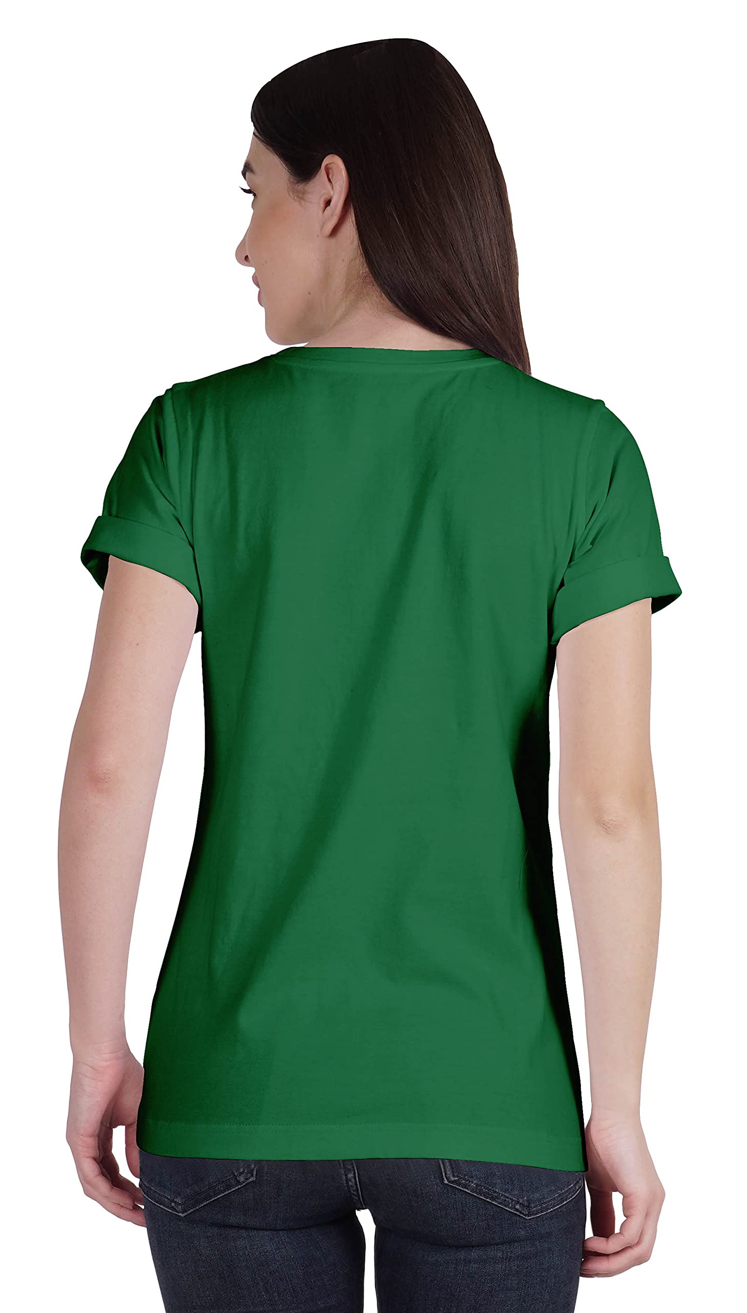 Vaccinated Pro Vaccine Crew Neck Cotton T-Shirt for Women - Soft & Comfortable Tee for Everyday Wear, Casual Outfits & Pro-Science Advocacy