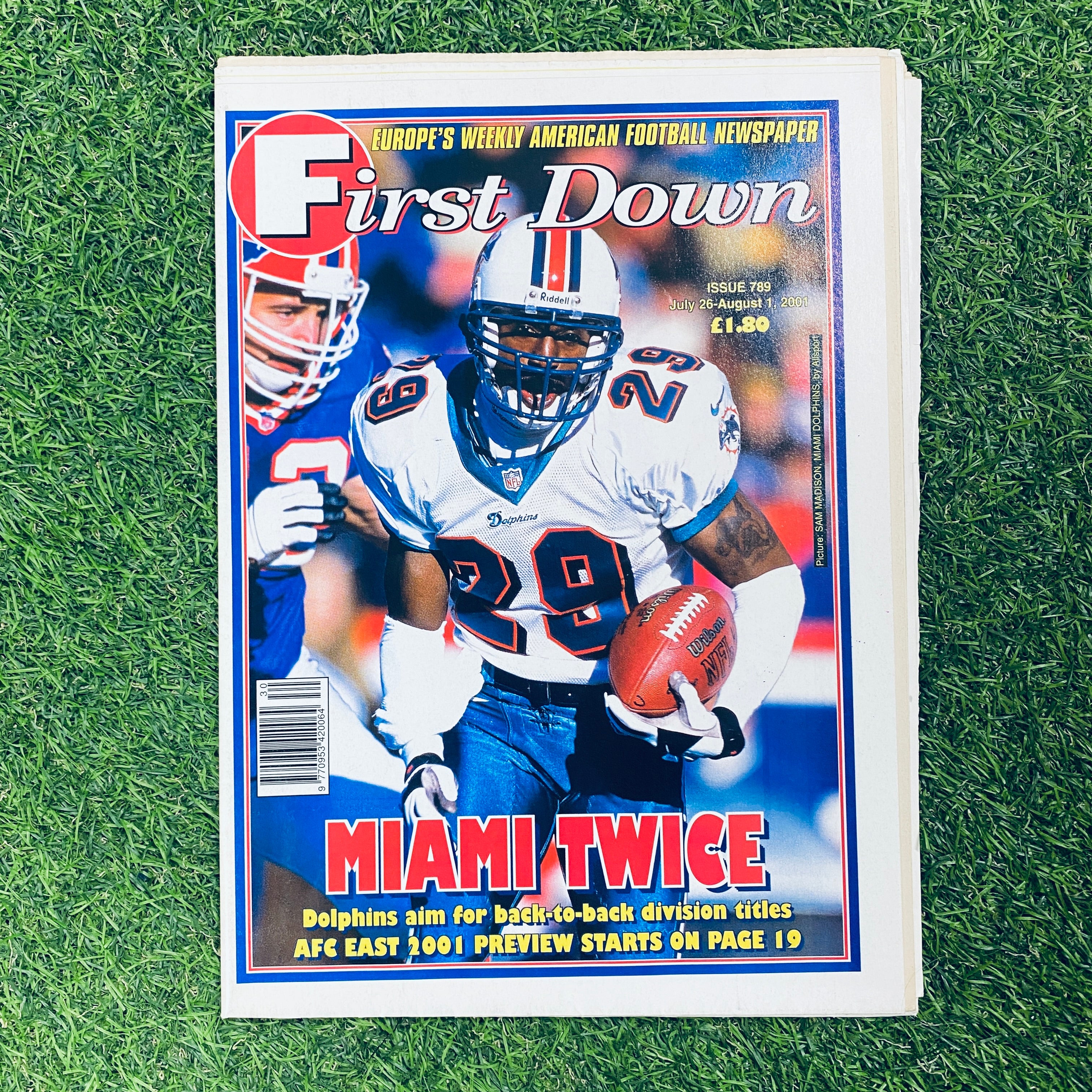 First Down Newspaper Issue 789 - July 26 to August 1, 2001 | Vintage Sports Collectible for Football Fans & Memorabilia Enthusiasts