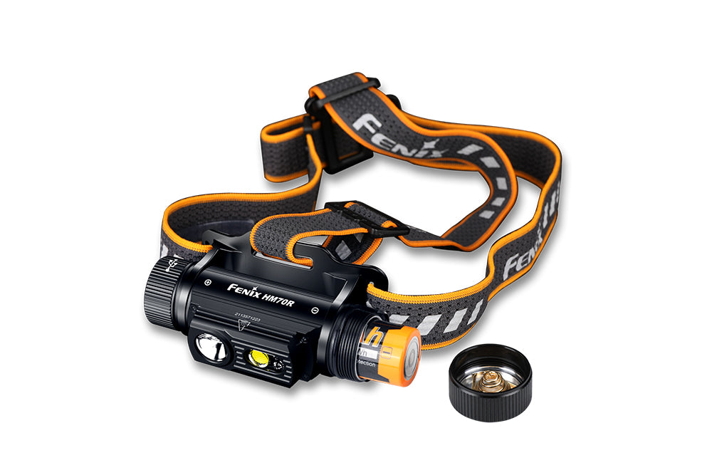 Fenix HM70R Rechargeable LED Headlamp - 1600 Lumens, Waterproof, Lightweight Headlight for Camping, Hiking, Running & Outdoor Adventures