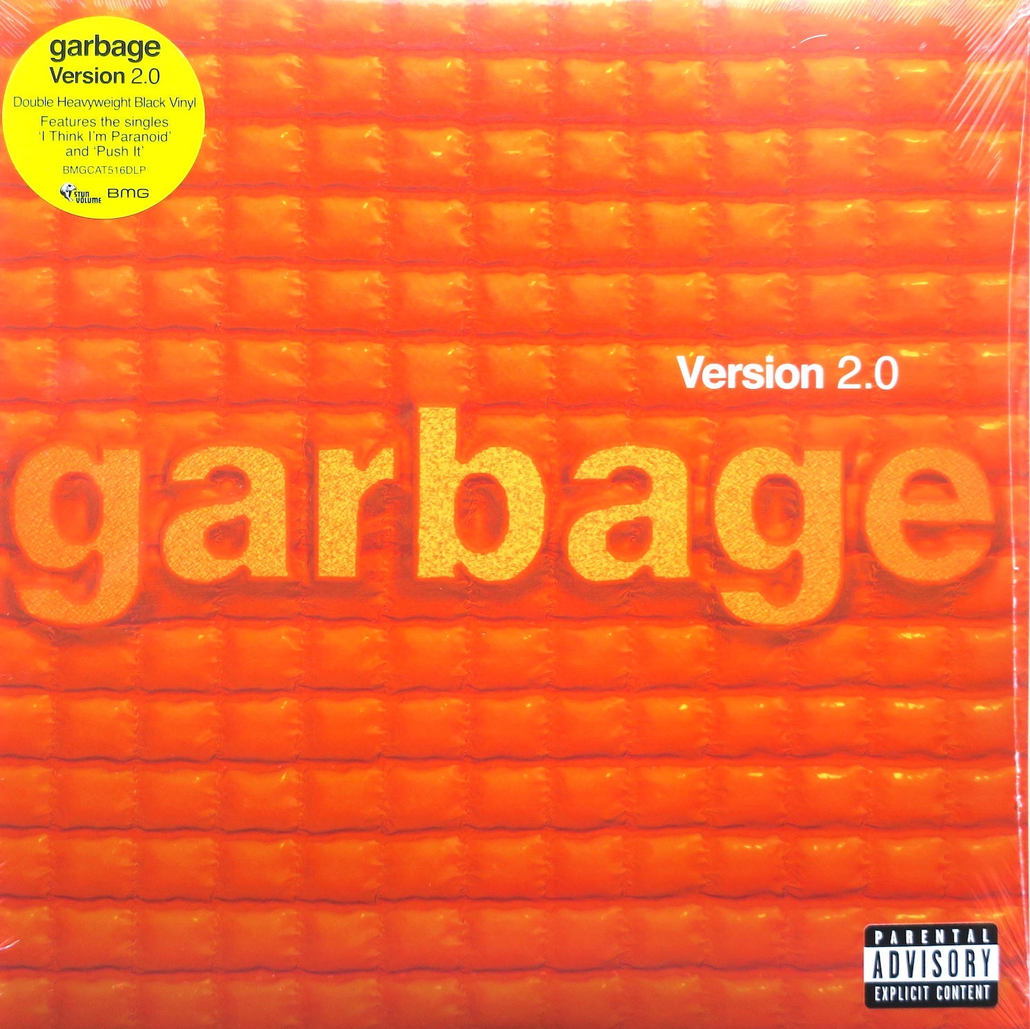 GARBAGE 'Version 2.0' 180g Vinyl 2LP Record - Limited Edition Alternative Rock Album for Collectors & Music Lovers - Perfect for Home Listening & Vinyl Collections