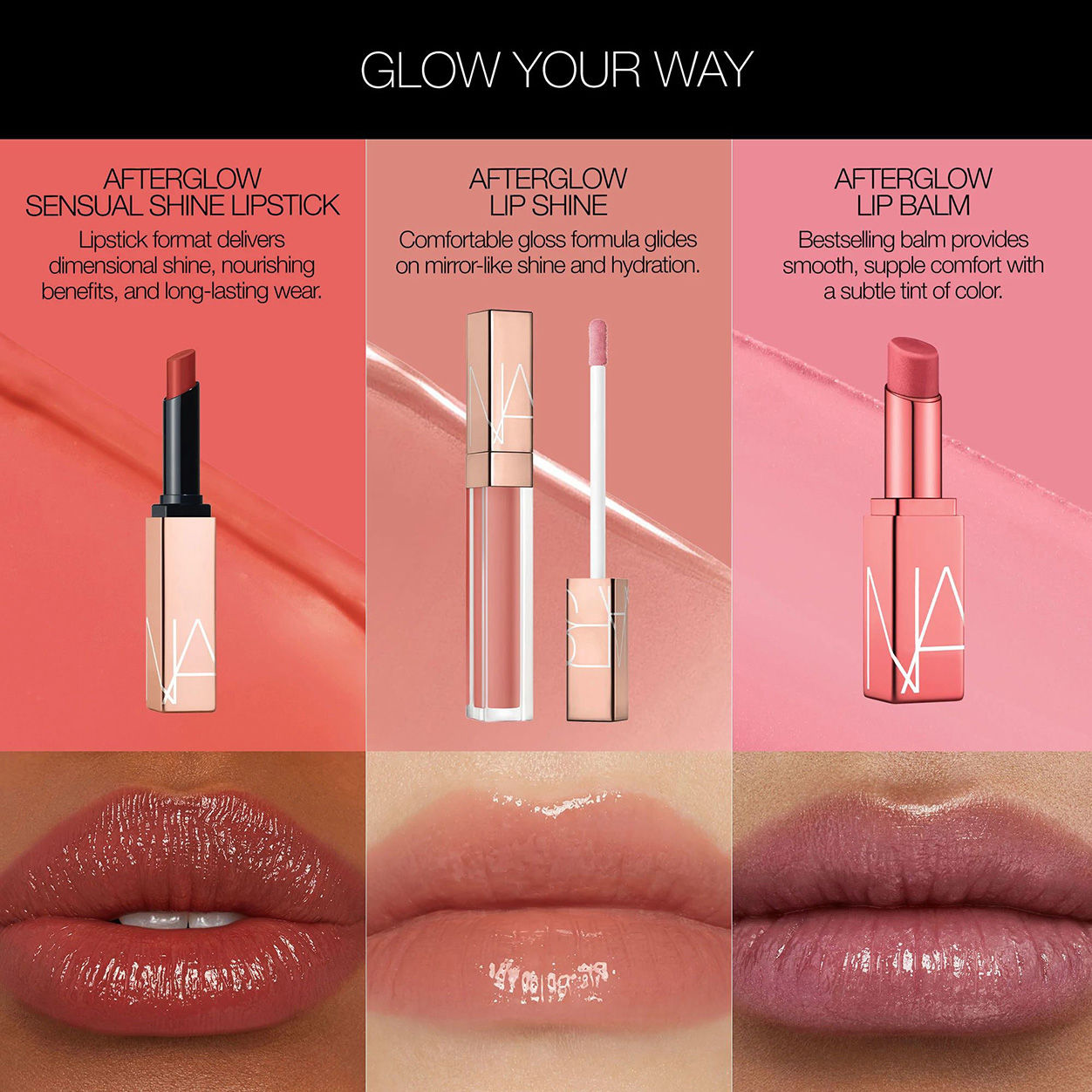 Afterglow Sensual Shine Lipstick - Long Lasting Hydrating Lip Color with High Pigmentation for Women, Perfect for Date Night & Special Occasions