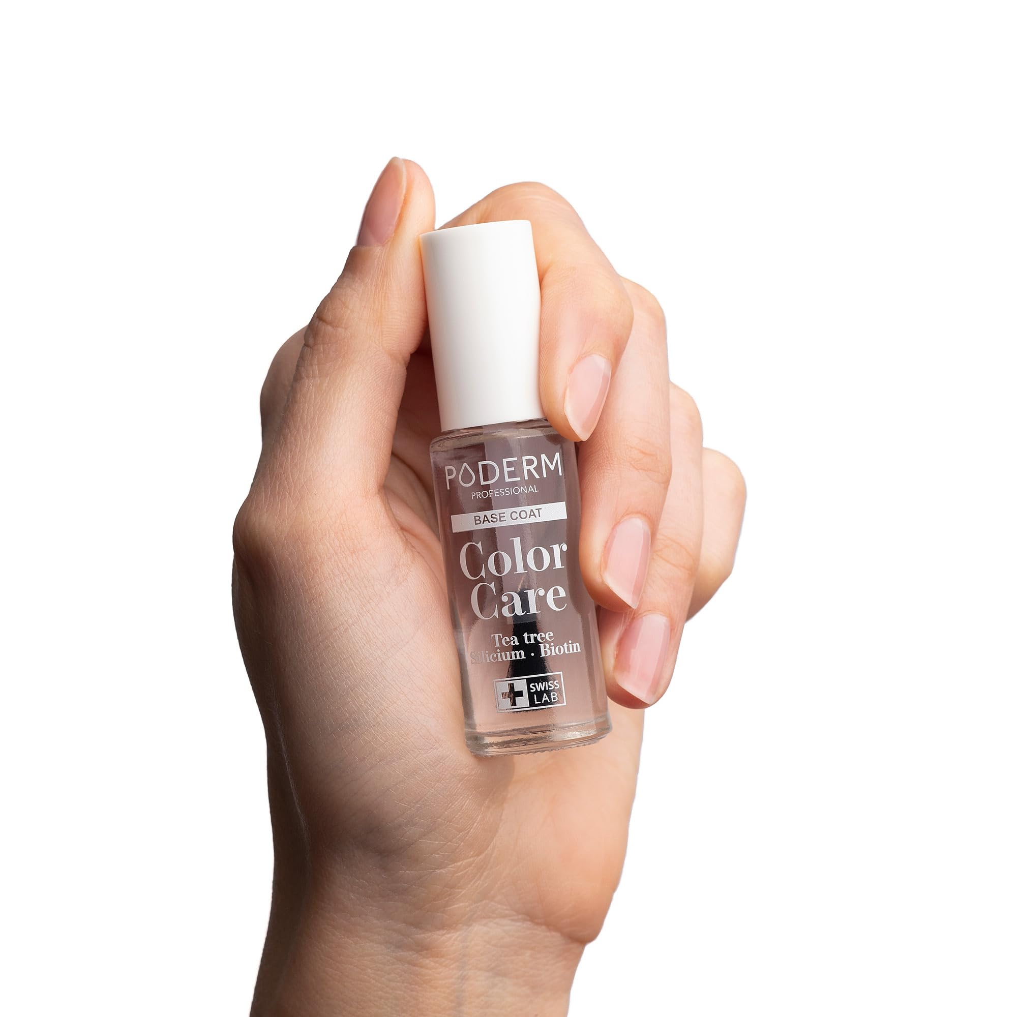 Poderm - Professional Nail Care Set | Base Coat & Top Coat for Perfect Shine & Protection | Vegan Swiss-Made Nail Treatment | Prevents & Repairs Yellow/Damaged Nails | Ideal for Salon & Home Manicures