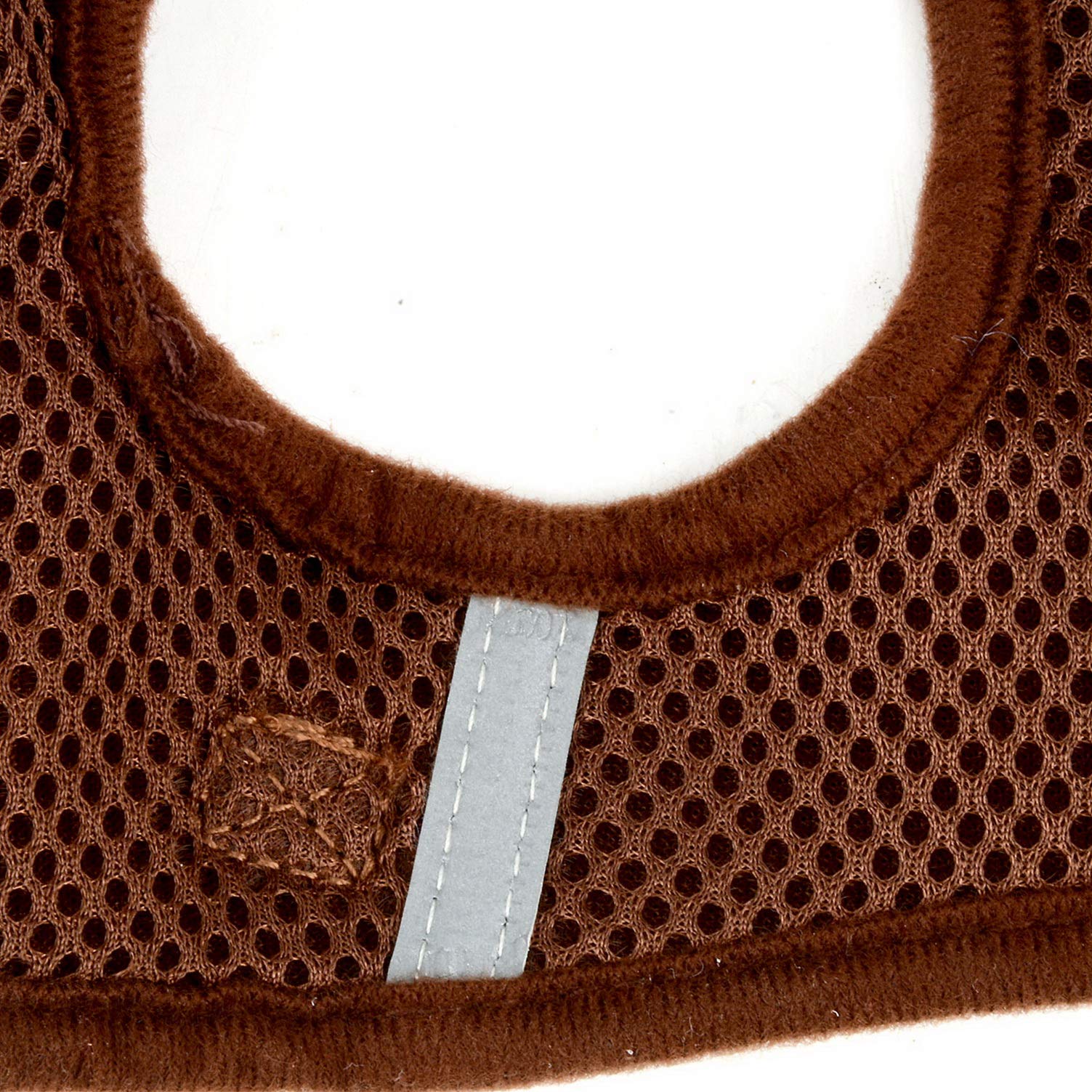 Escape-Proof Reflective Corduroy Cat Harness with Leash - Soft Mesh Padded, Adjustable No-Pull Design for Safe Walking - Step-in Dog Vest for Puppies & Kittens (Brown, Large) - Perfect for Night Walks, Outdoor Adventures & Pet Safety