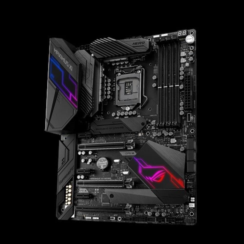 ASUS ROG Maximus XI Hero Z390 Gaming Motherboard - LGA 1151, ATX, DDR4 4400MHz, WiFi, 3-Year Warranty - Perfect for High-End PC Builds & Gaming Rigs
