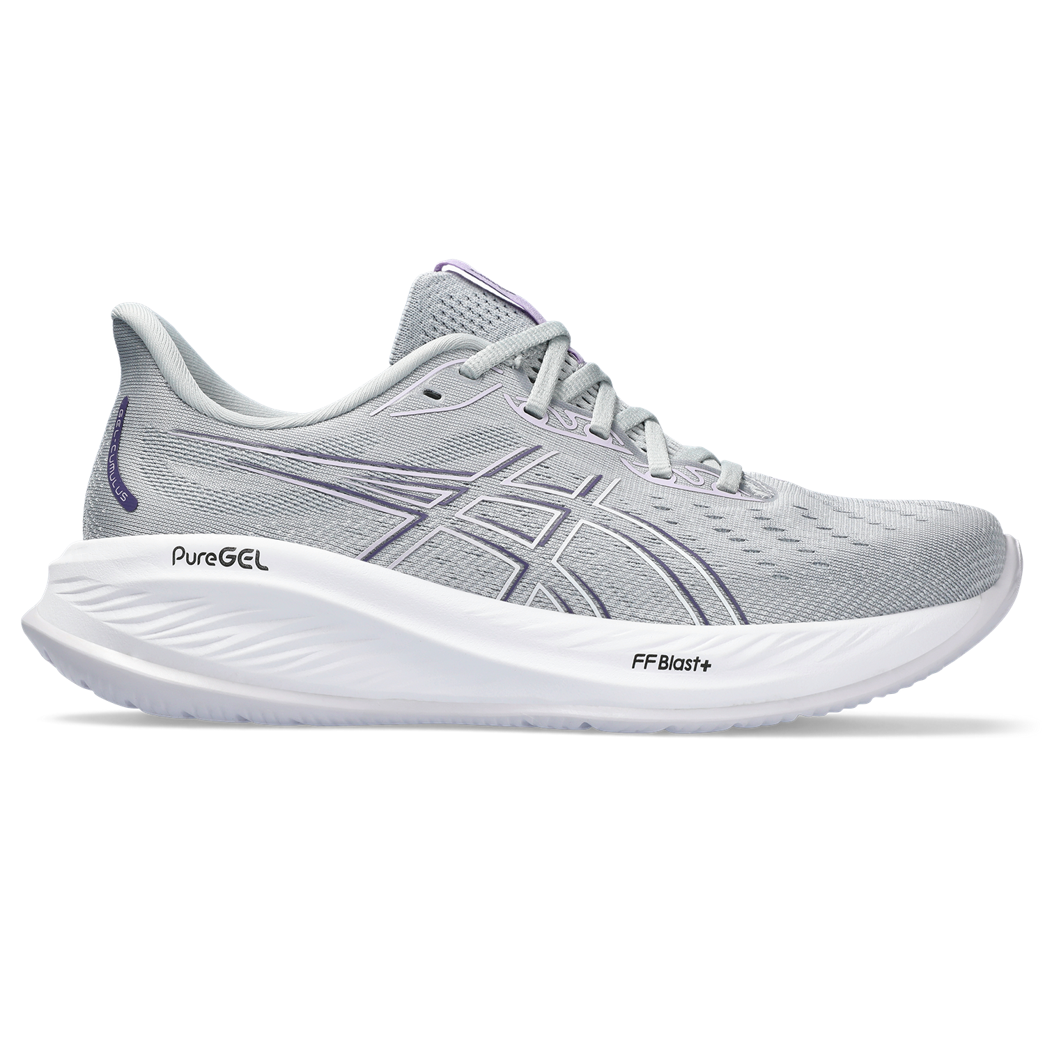 ASICS Women's Cumulus 26 Running Shoes - Piedmont Grey/White - Lightweight Cushioned Sneakers for Jogging, Gym Workouts & Everyday Comfort