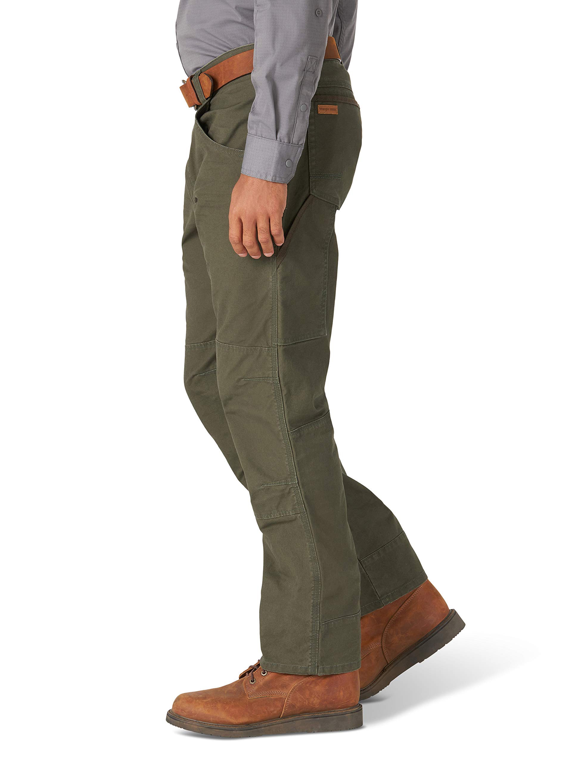 Wrangler Men's Straight Leg Utility Pants - Durable Work Pants for Construction, Hiking & Outdoor Activities