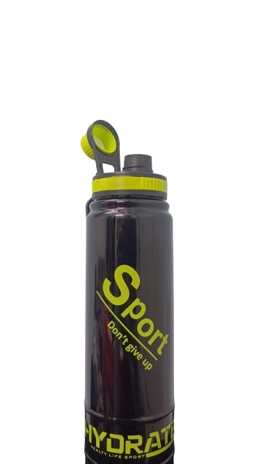 Kiyansh Enterprise 900ml Leakproof Plastic Water Bottle for Kids, Gym & Office - BPA-Free, Durable & Eco-Friendly (Green, Pack of 1) - Perfect for School, Sports & Outdoor Activities