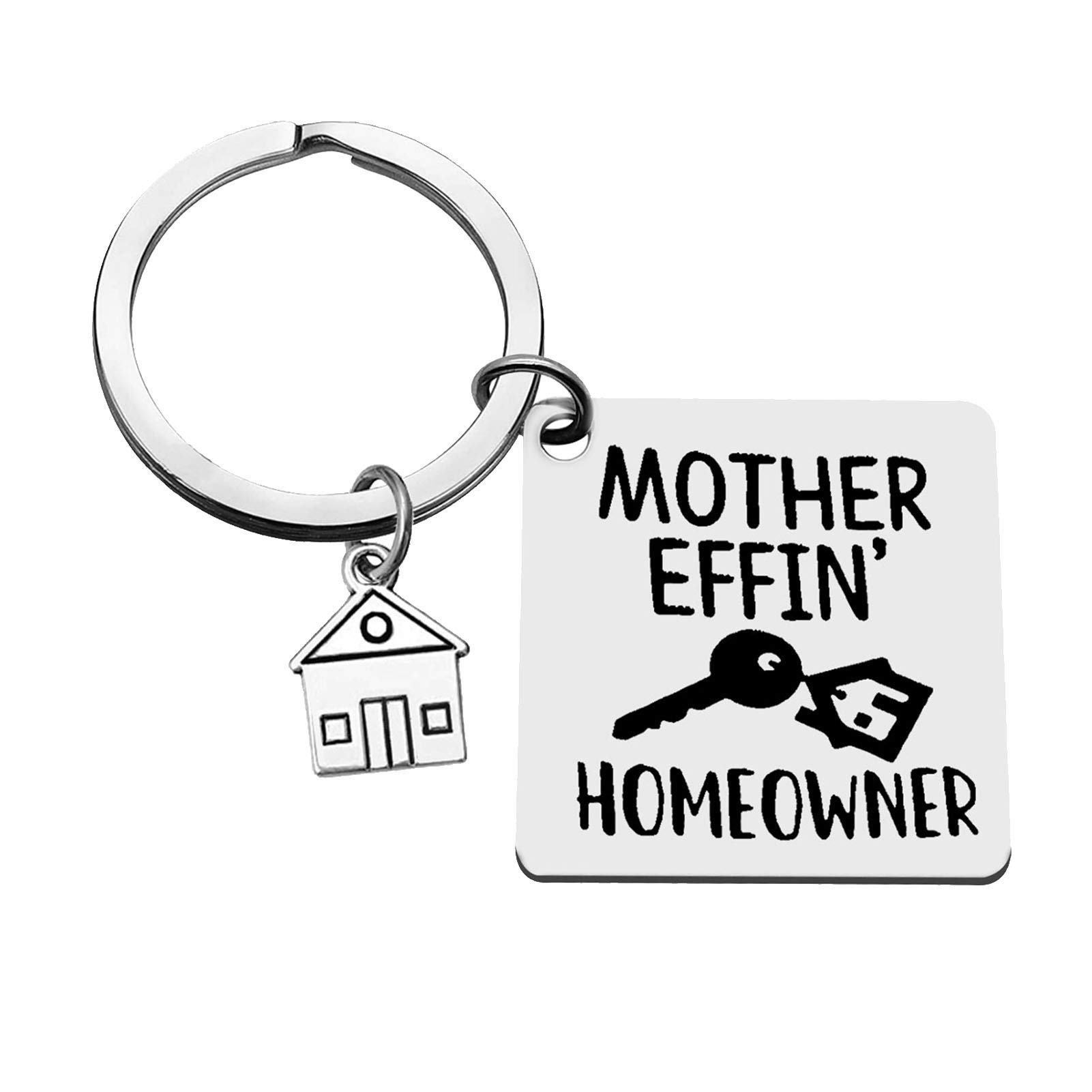 Vadaka New Home Keychain - Funny Housewarming Gift for Homeowners, Realtor Closing Present, Christmas Keyring Jewelry - Perfect for Housewarming Parties, Realtor Gifts & New Home Celebrations