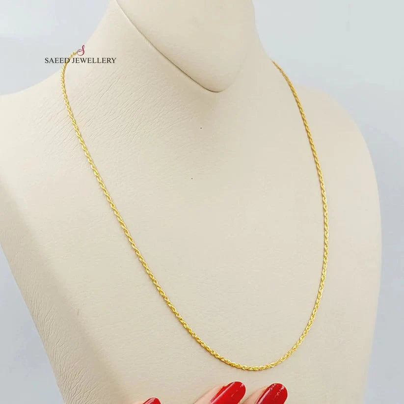 2mm Rope Chain Necklace for Men & Women - Durable Stainless Steel Jewelry for Everyday Wear, Gifts & Special Occasions