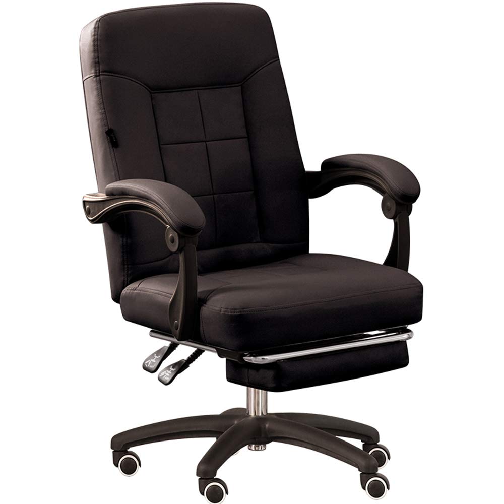 Ergonomic Office Chair with Adjustable Height, Recliner & Linkage Armrest - Rolling Wheels for Home & Gaming Desk - Perfect for Work, Study & Long Hours Sitting Comfort