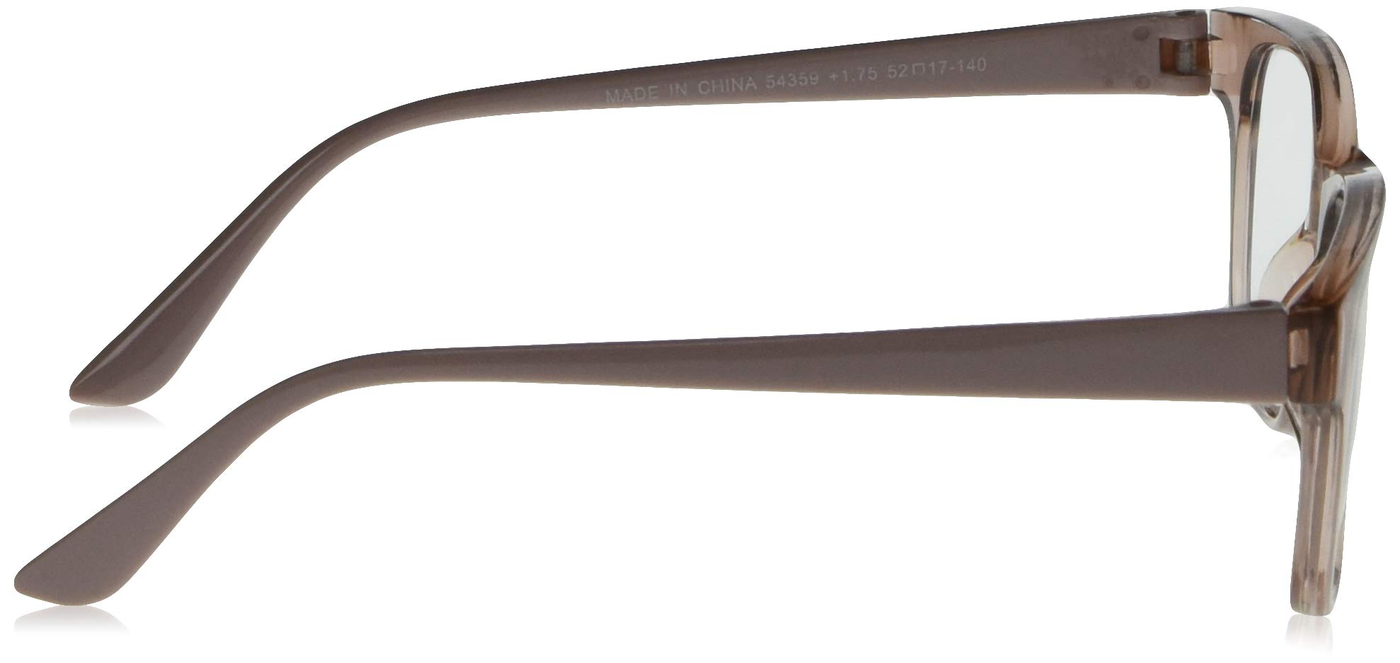 A.J. Morgan Reading Glasses - Rectangular Frame Readers for Men & Women - Lightweight Comfortable Eyewear for Computer Work, Reading & Daily Use