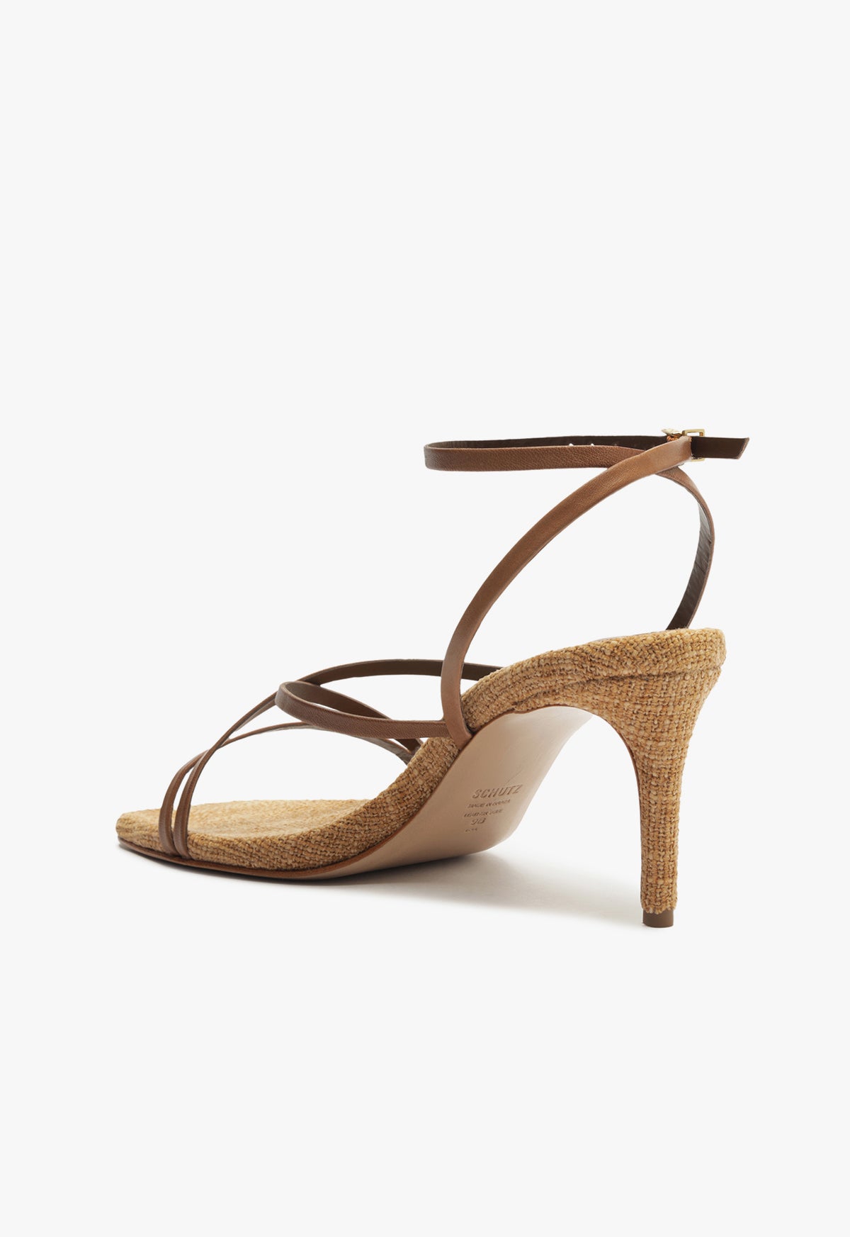 Bari Mid Atanado Leather Sandal with 2.5 Inch Heel - Comfortable Women's Casual Sandals for Summer Outfits, Beach, and Vacation Wear