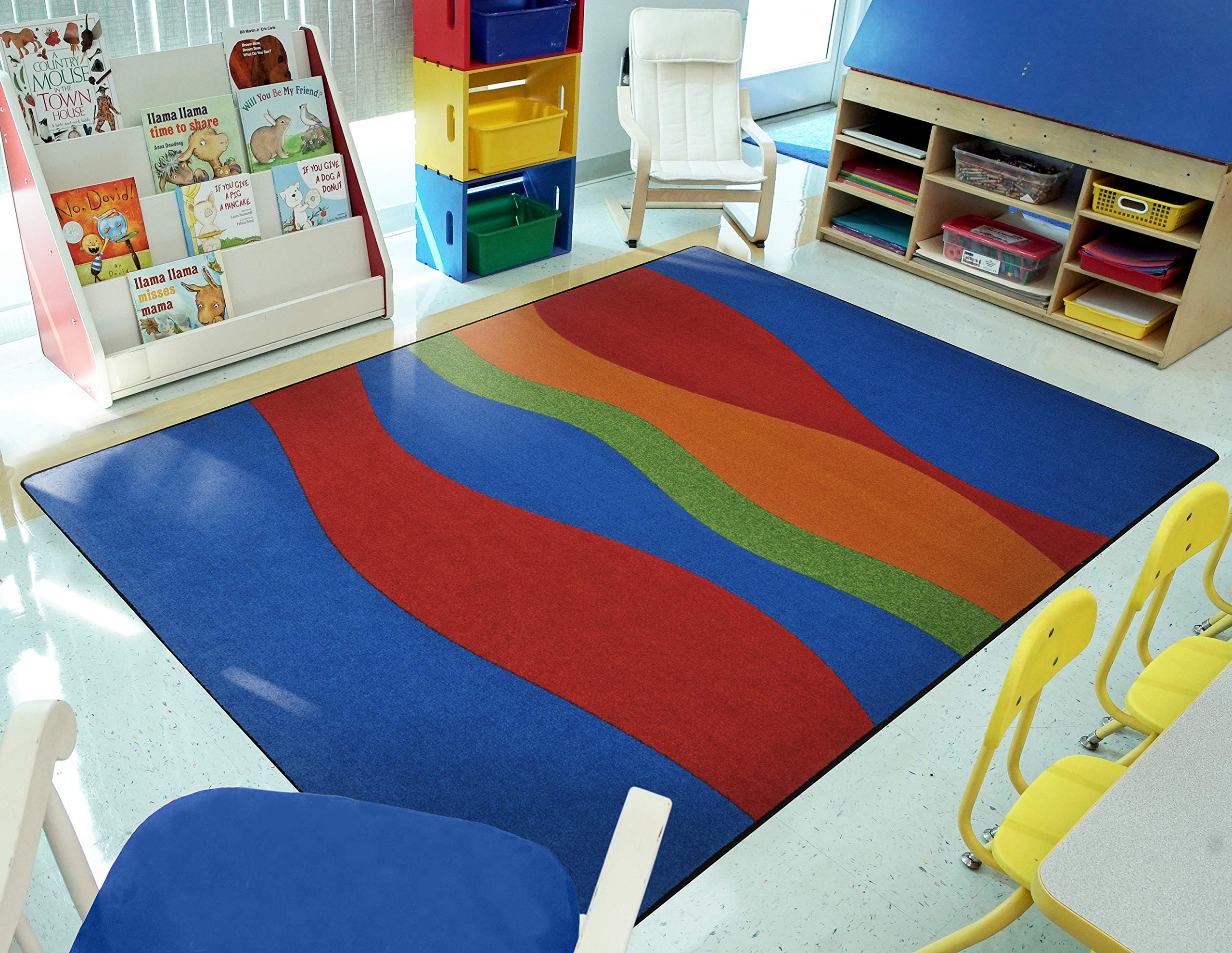 Joy Carpets Flow Teen Area Rugs 5'4