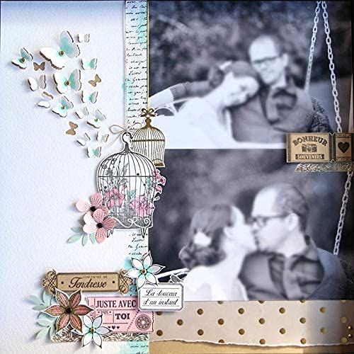 Butterfly Metal Cutting Dies Set for DIY Scrapbooking - Foldable Butterfly Stencils for Photo Albums, Cards, and Paper Crafts | Perfect for Wedding Invitations, Home Decor, and Handmade Greeting Cards